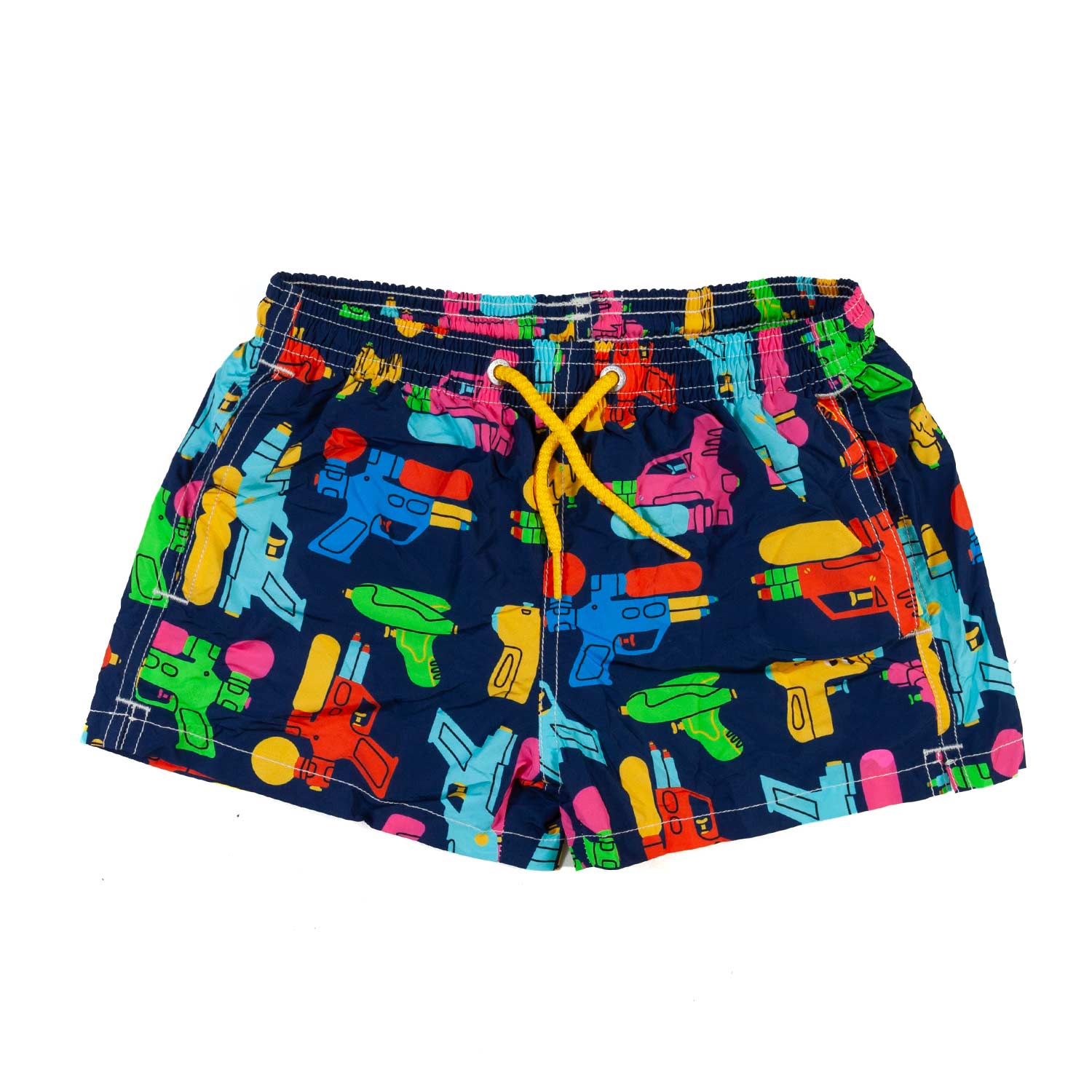 COSTUME BOXER WATER GAME BLU SCURO E MULTICOLOR - annameglio.com abbigliamento moda