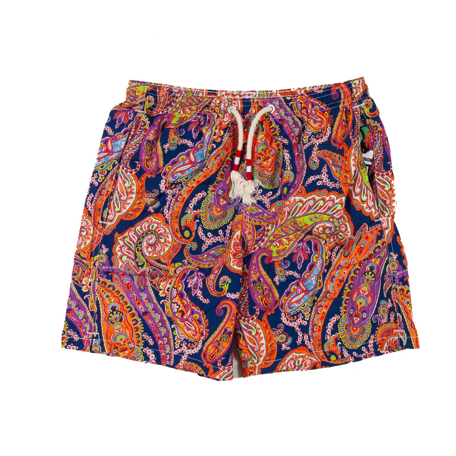 COSTUME BOXER PAISLEY BLU SCURO E MULTICOLOR - annameglio.com abbigliamento moda