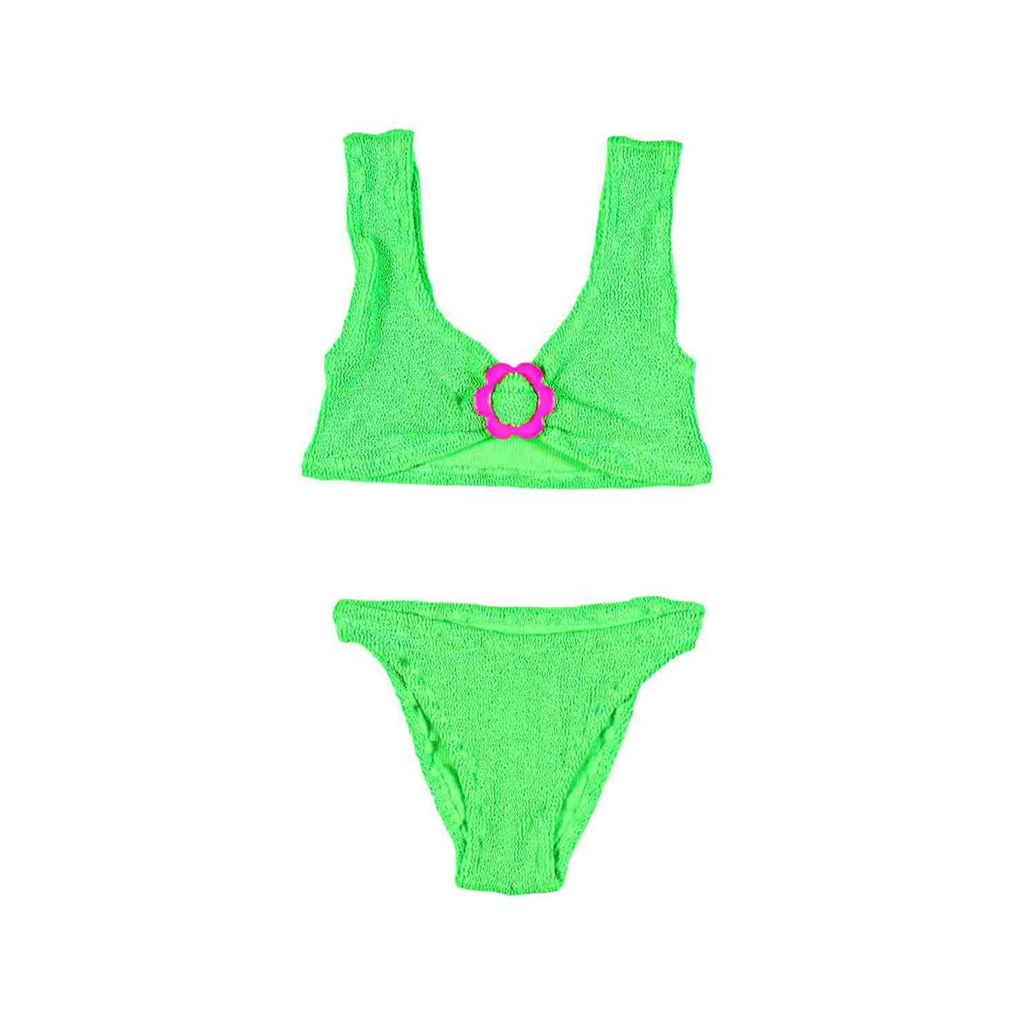 BIKINI KOURTNEY VERDE FLUO BAMBINA E TEENAGER - annameglio.com abbigliamento moda