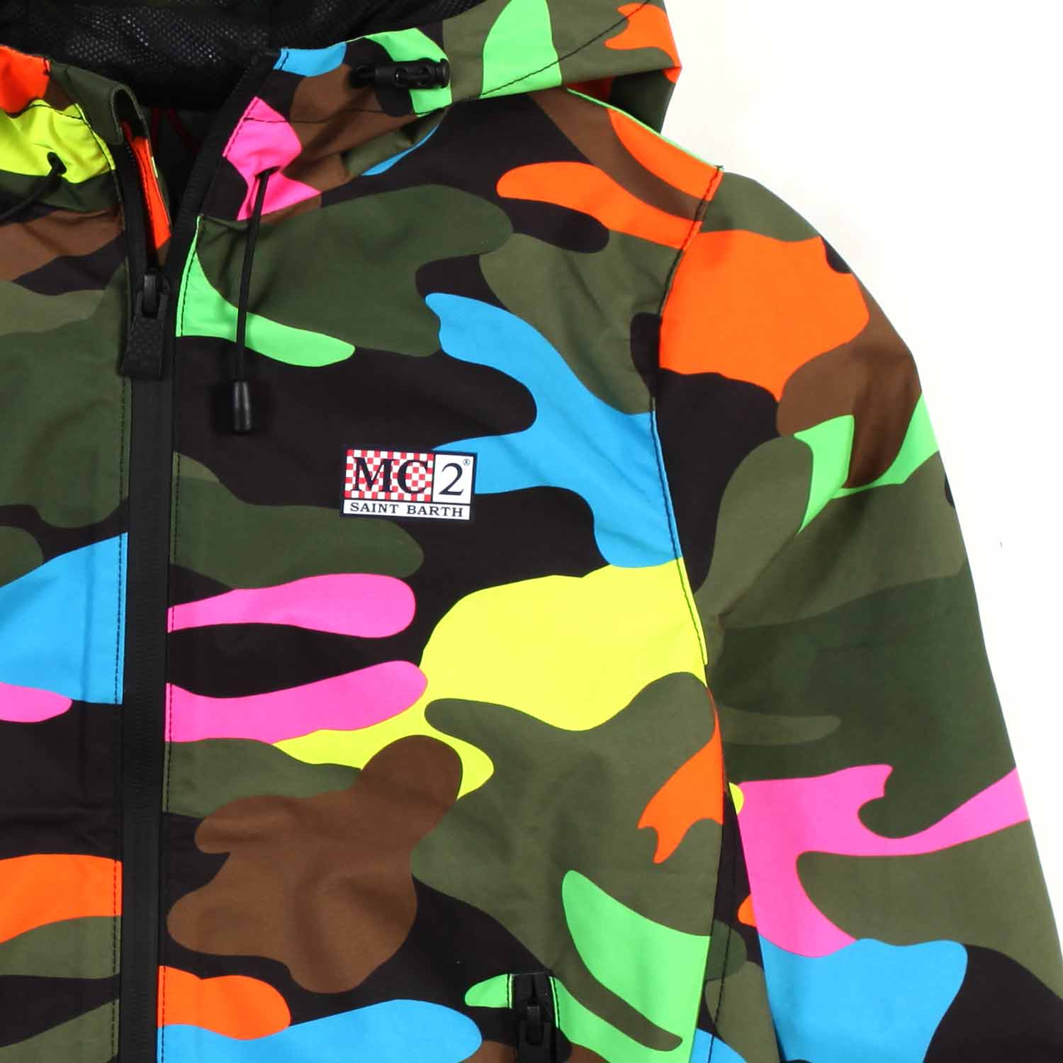 GIACCA KAURIS CAMOUFLAGE MULTICOLOR FLUO - annameglio.com abbigliamento moda