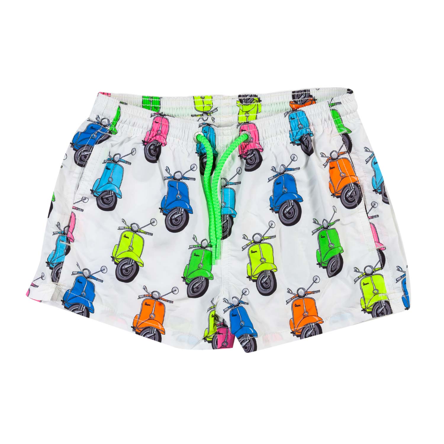 COSTUME BOXER VESPA BIANCO E MULTICOLOR - annameglio.com abbigliamento moda