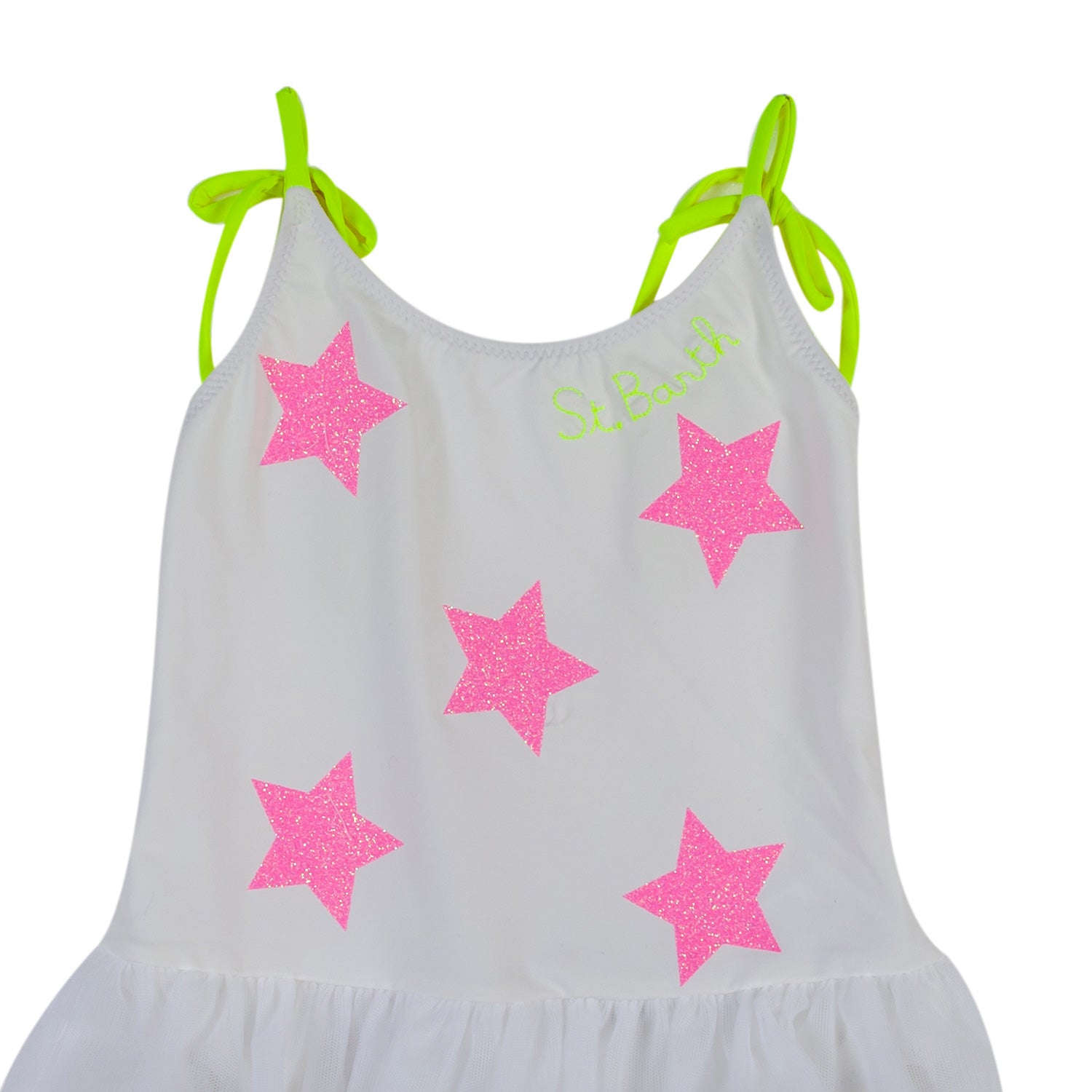 COSTUME INTERO DANCER BIANCO E FUCSIA BAMBINA - annameglio.com abbigliamento moda