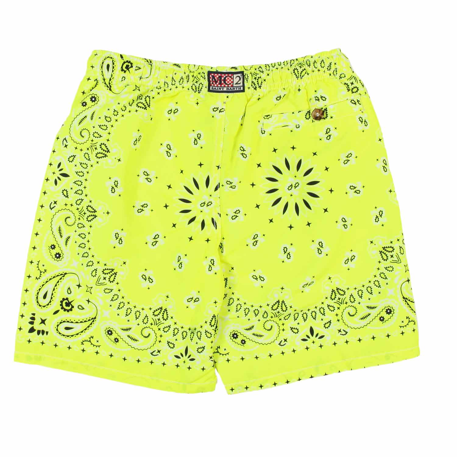 COSTUME BOXER BANDANA GIALLO FLUO - annameglio.com abbigliamento moda