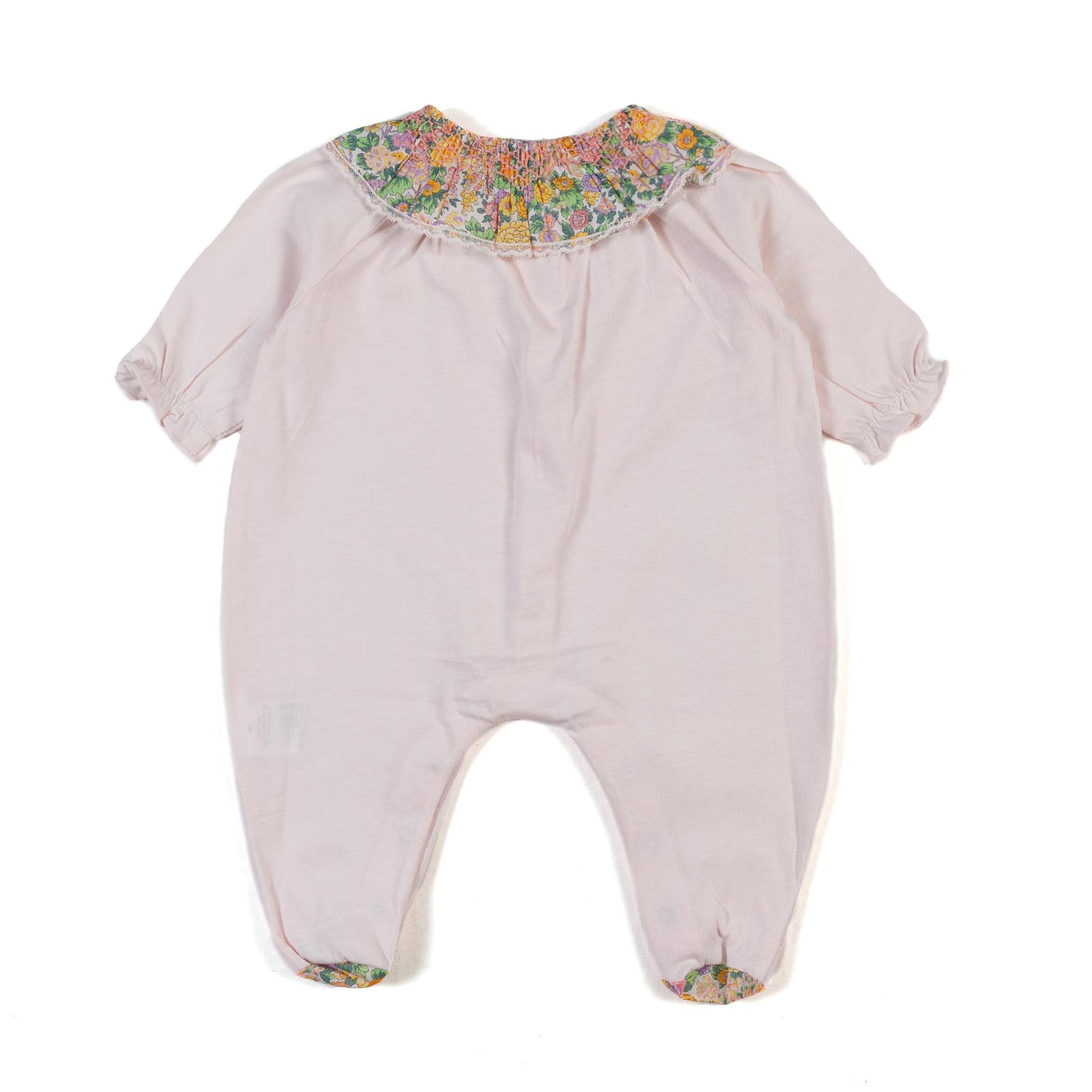 TUTINA ROSA CON FIORI MULTICOLOR NEONATA - annameglio.com abbigliamento moda