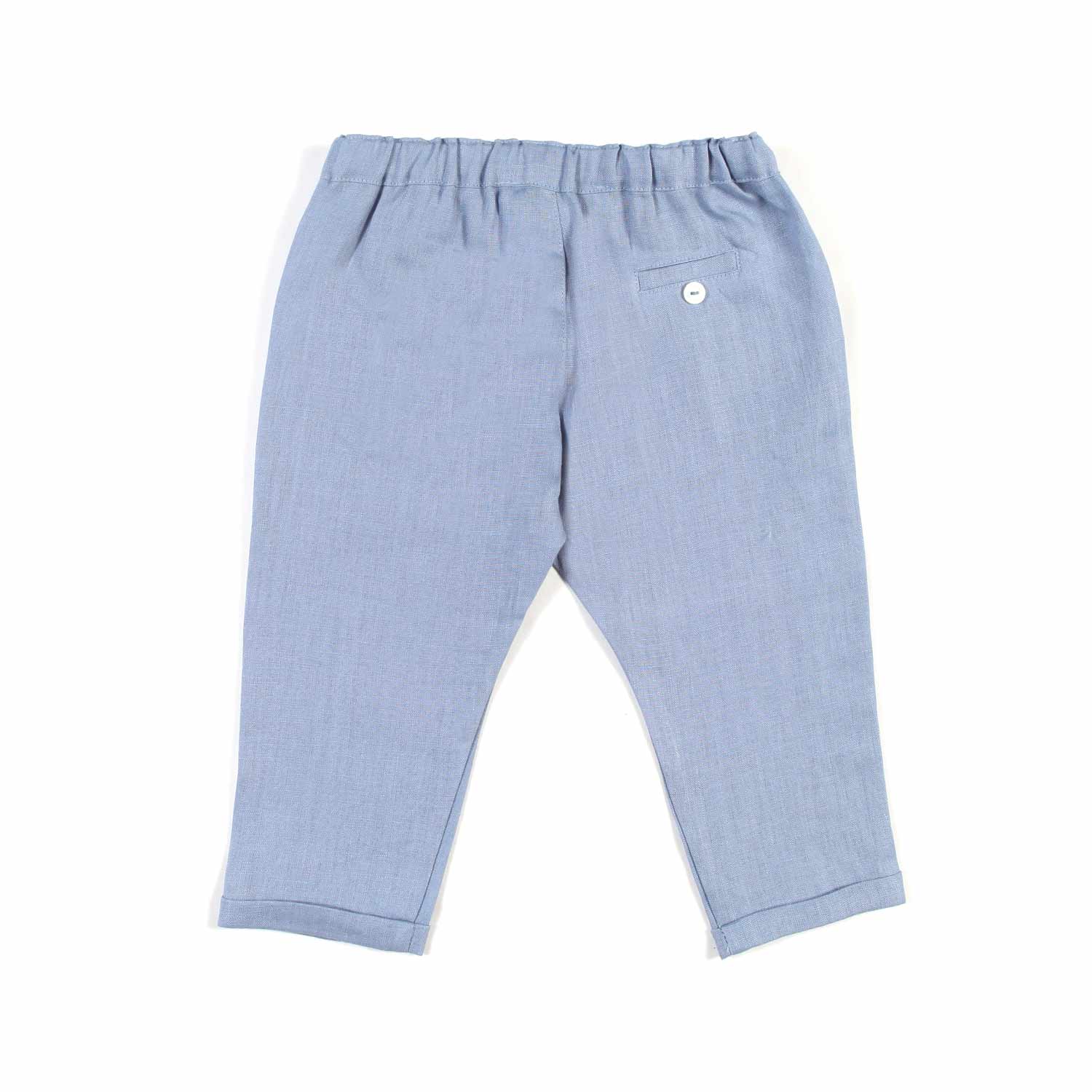 PANTALONE LINO CARTA DA ZUCCHERO BIMBO E NEONATO - annameglio.com abbigliamento moda