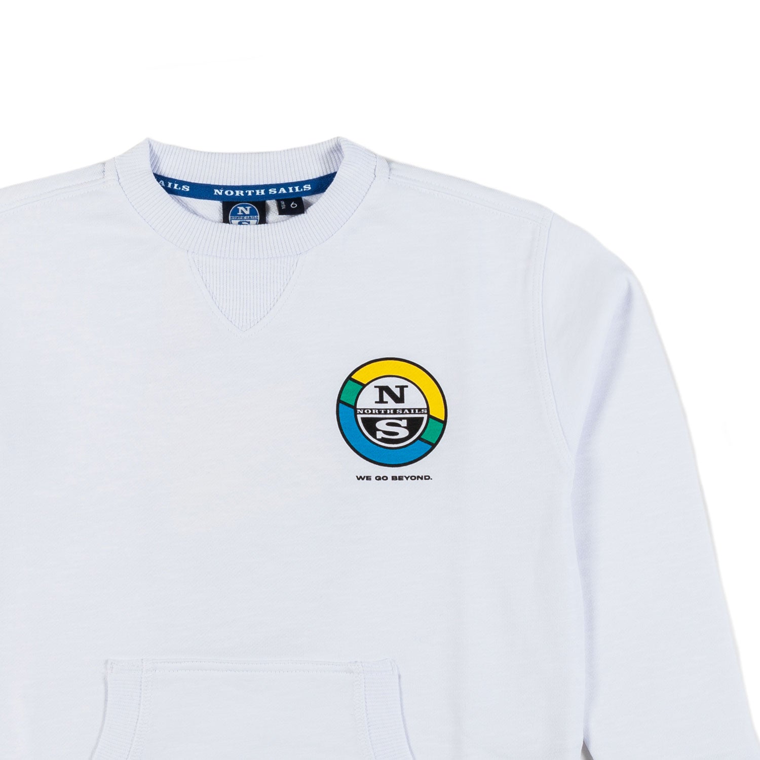 FELPA BIANCA CON STAMPE MULTICOLOR BAMBINO E TEEN - annameglio.com abbigliamento moda