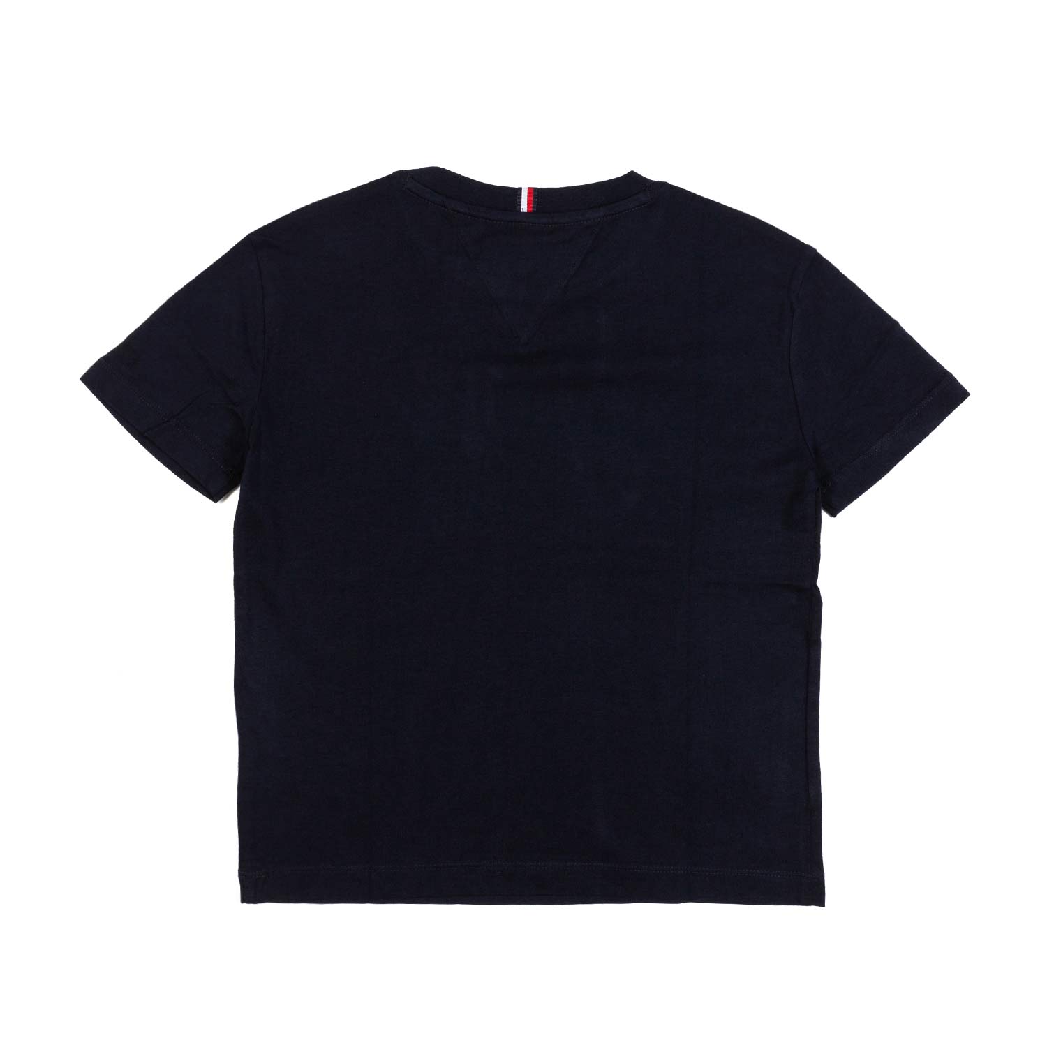 T-SHIRT BLU NAVY CON LOGO VELLUTO ROSSO - annameglio.com abbigliamento moda