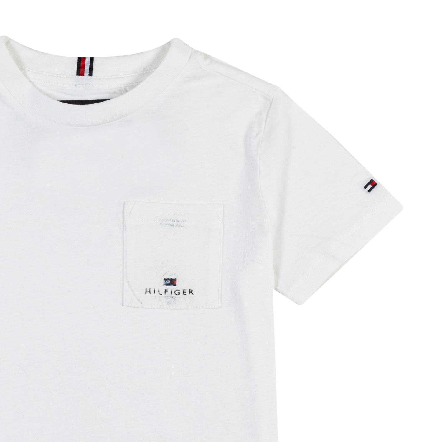 T-shirt bianca con logo in rilievo - annameglio.com abbigliamento moda