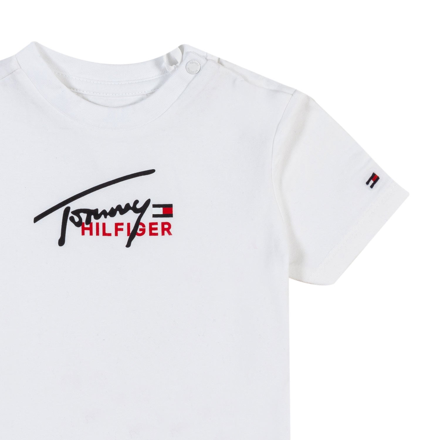 T-SHIRT BIANCA CON LOGO E RICAMO BIMBO - annameglio.com abbigliamento moda