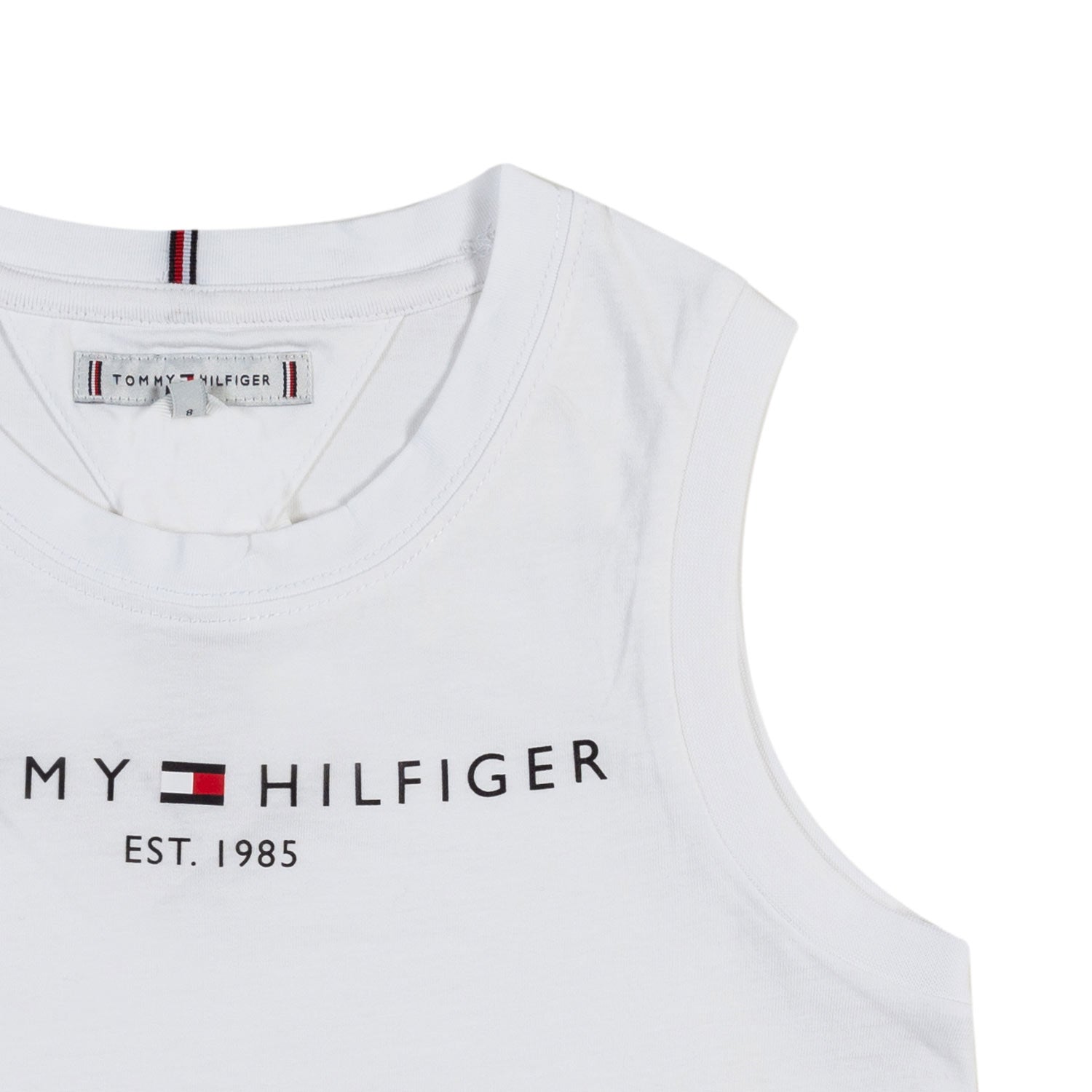 Canotta bianca con logo in rilievo - annameglio.com abbigliamento moda