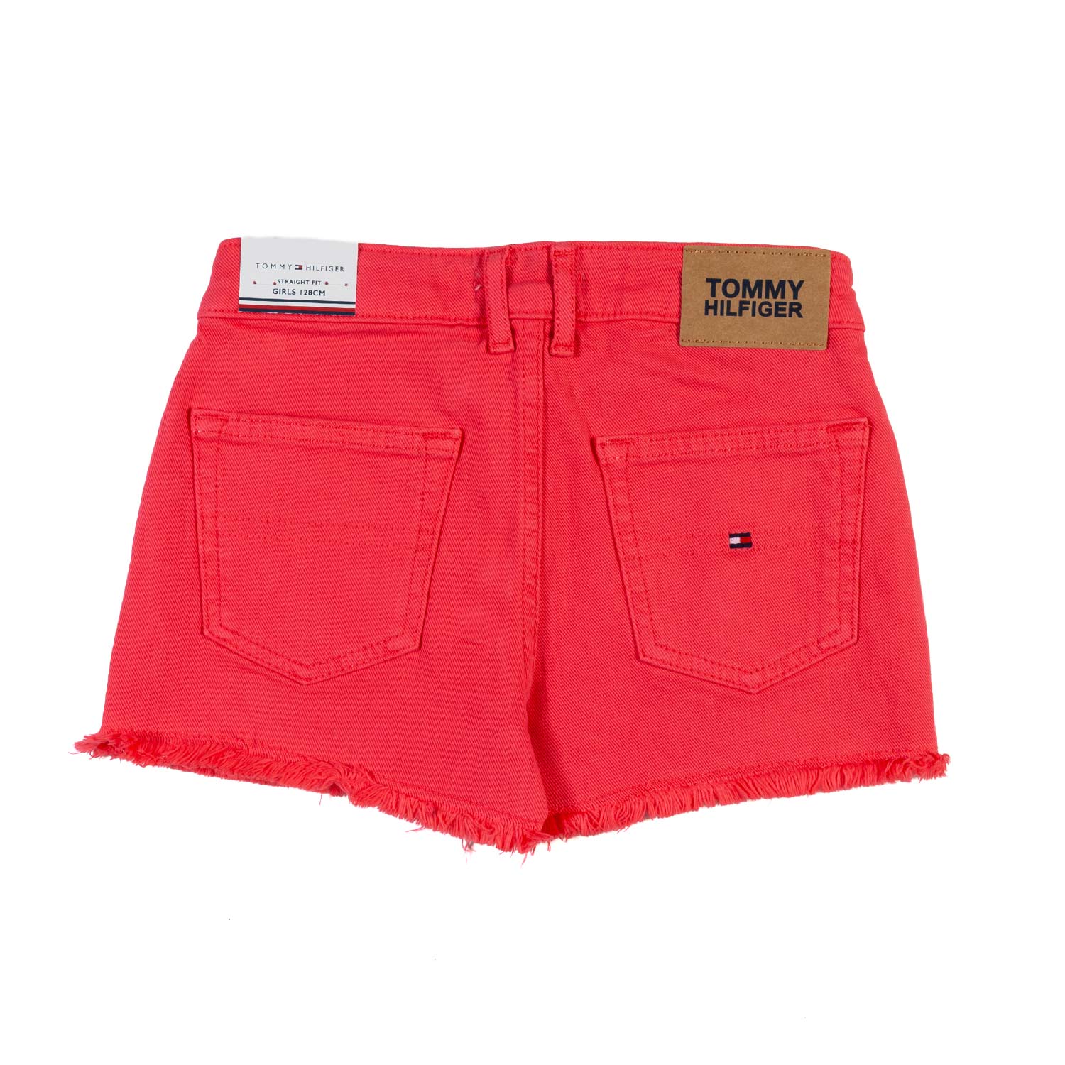 Pantaloncini rosa in denim elasticizzato - annameglio.com abbigliamento moda