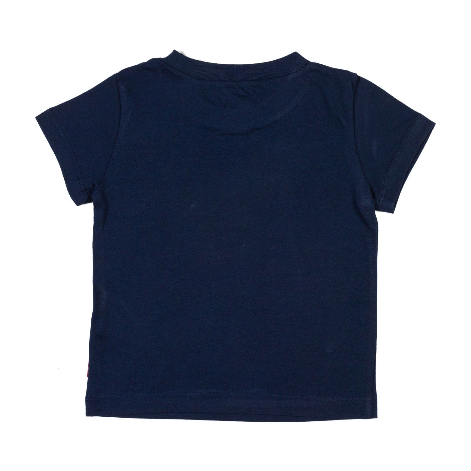 T-SHIRT BLU CON LOGO BATWING ROSSO BIMBO E BIMBA - annameglio.com abbigliamento moda