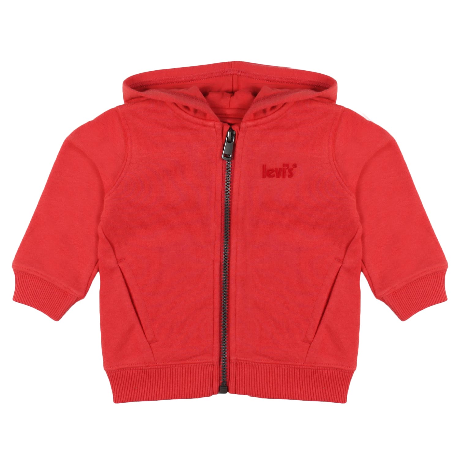 FELPA HOODIE ROSSA CON LOGO RICAMATO BIMBO E BIMBA - annameglio.com abbigliamento moda