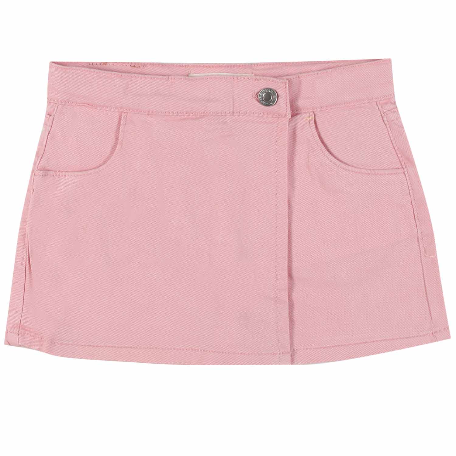 GONNA SHORTS IN DENIM ROSA BAMBINA - annameglio.com abbigliamento moda