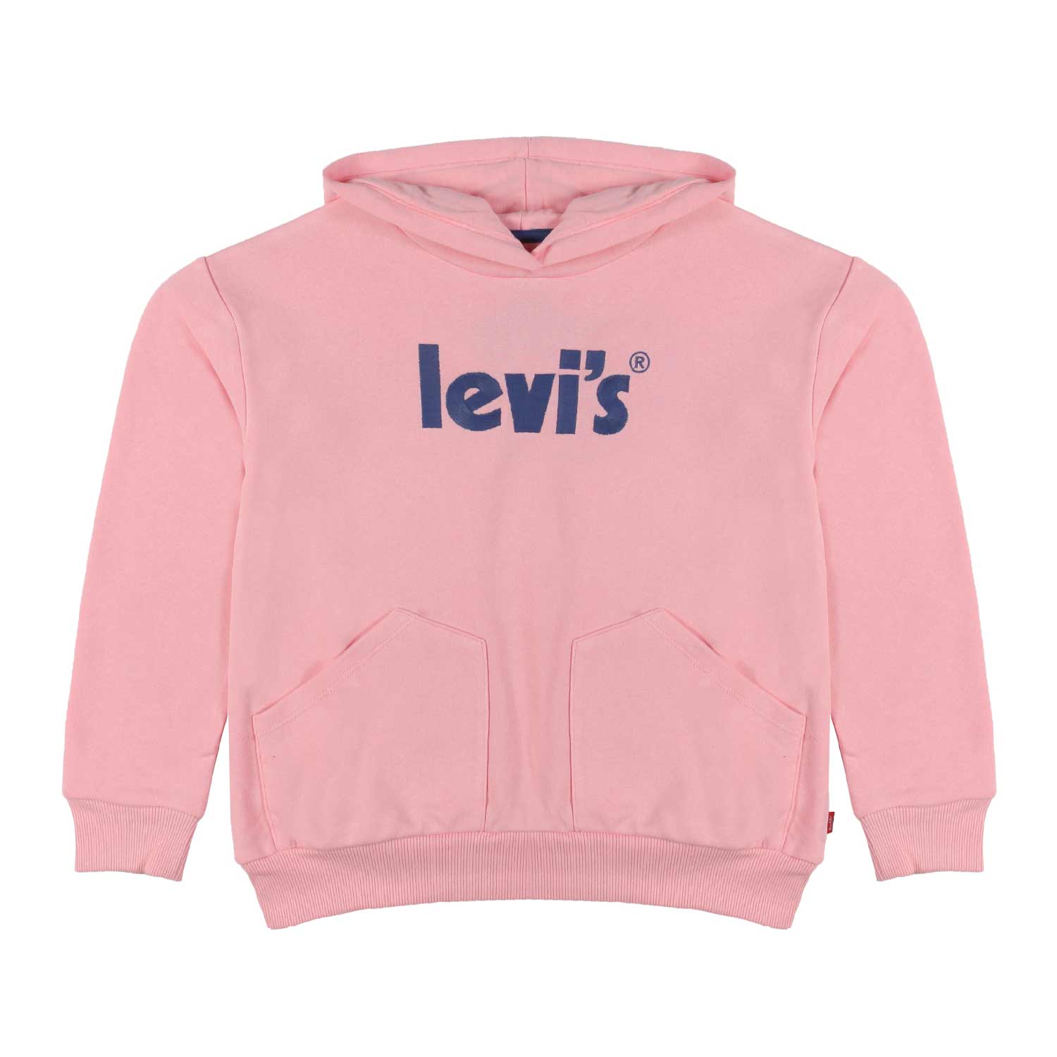 FELPA ROSA CON LOGO BLU CUCITO - annameglio.com abbigliamento moda