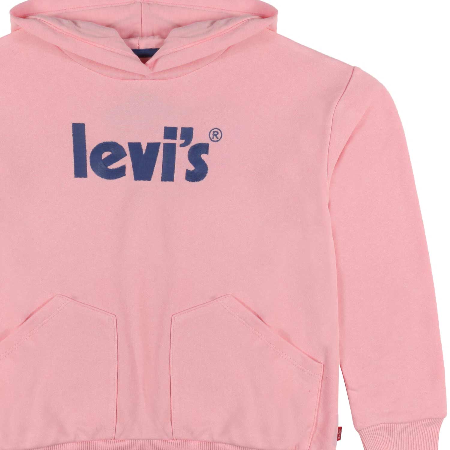 FELPA ROSA CON LOGO BLU CUCITO - annameglio.com abbigliamento moda