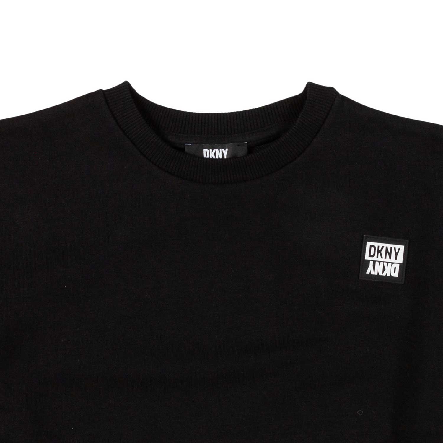 FELPA CROPPED NERA PER BAMBINA E TEENAGER - annameglio.com abbigliamento moda