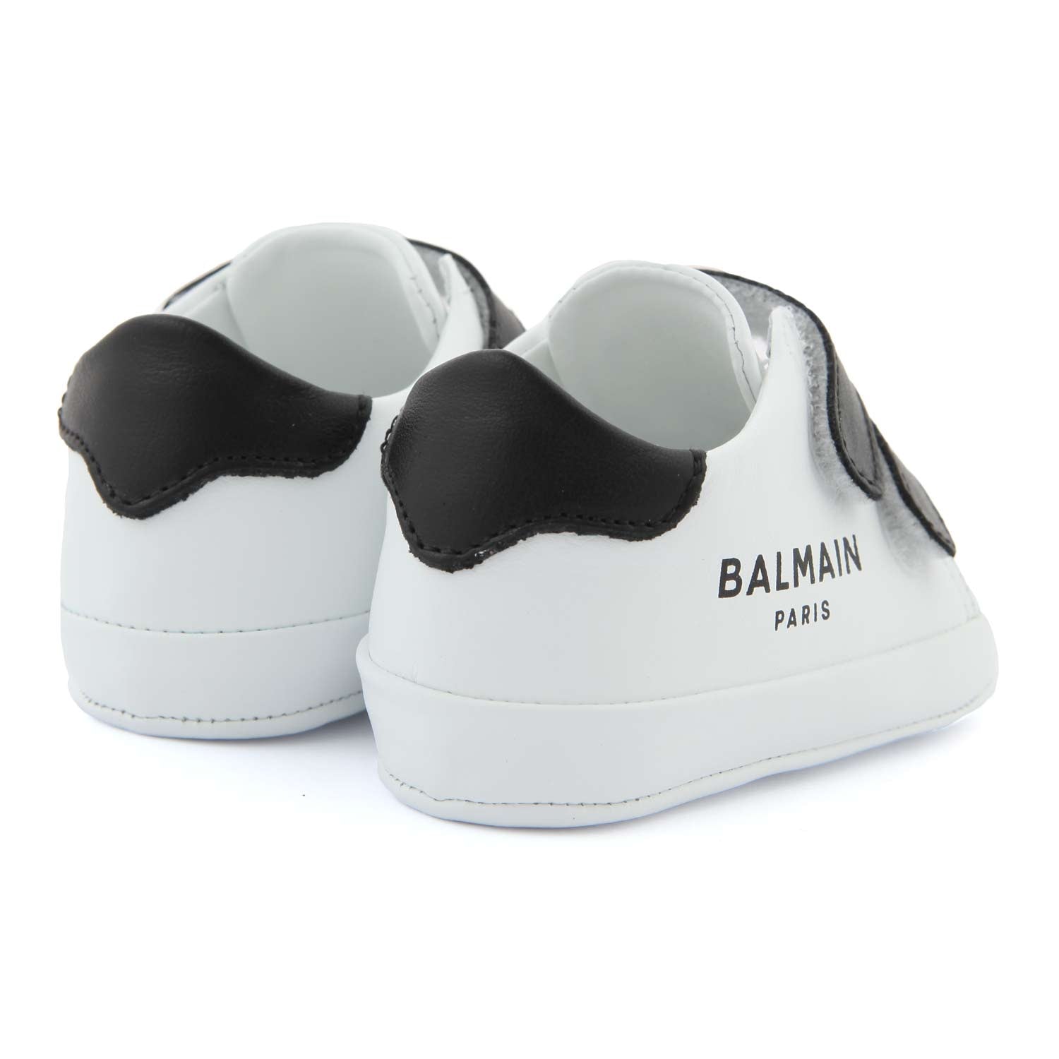 MINI SNEAKER UNISEX BIANCHE CON DETTAGLI NERI - annameglio.com abbigliamento moda