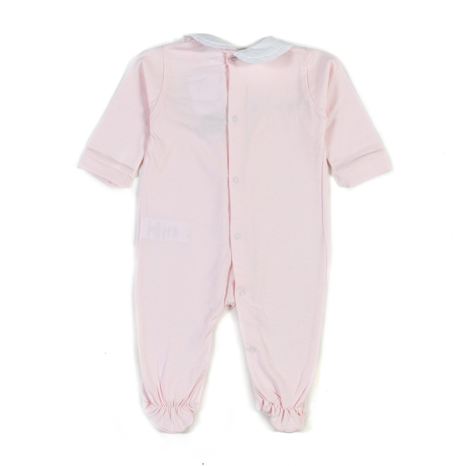 TUTINA ROSA CON FIORELLINI RICAMATI NEONATA - annameglio.com abbigliamento moda