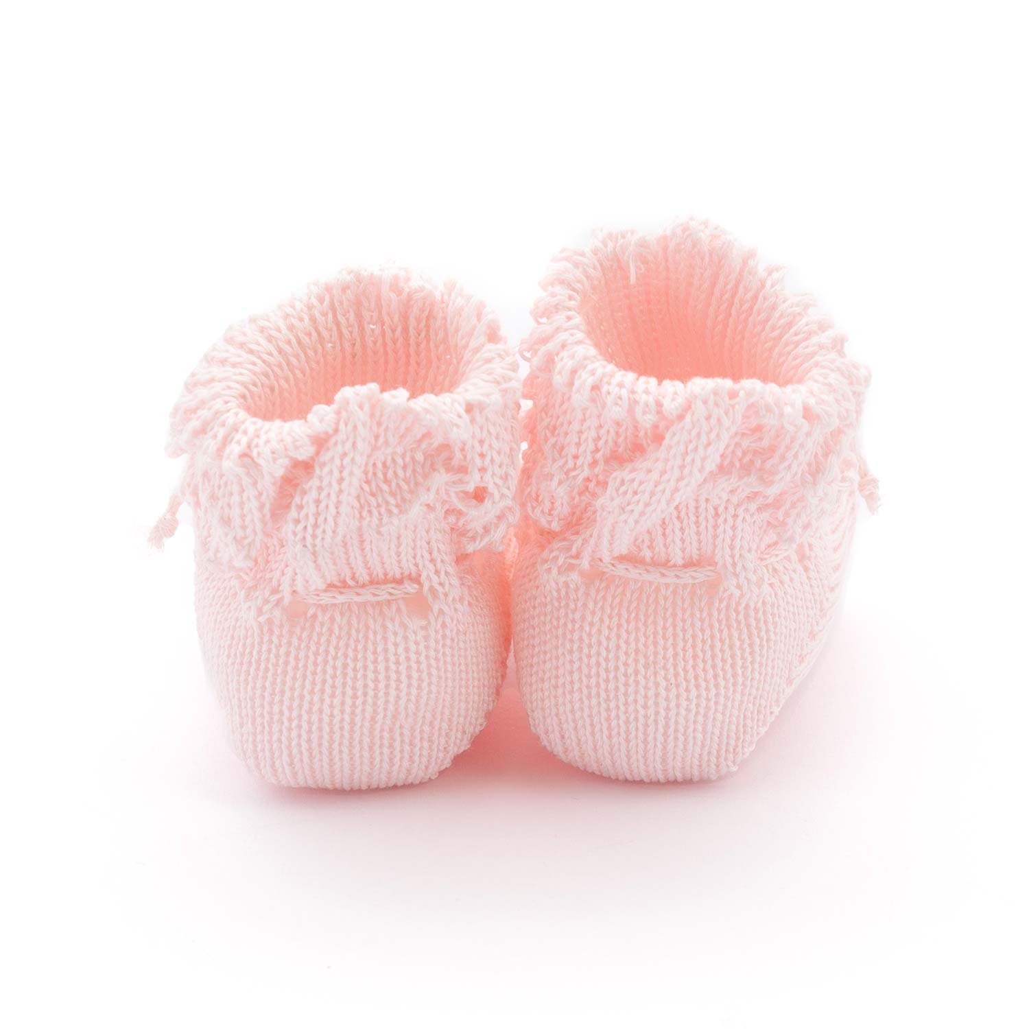 SCARPINA NASCITA IN TRICOT ROSA NEONATA - annameglio.com abbigliamento moda
