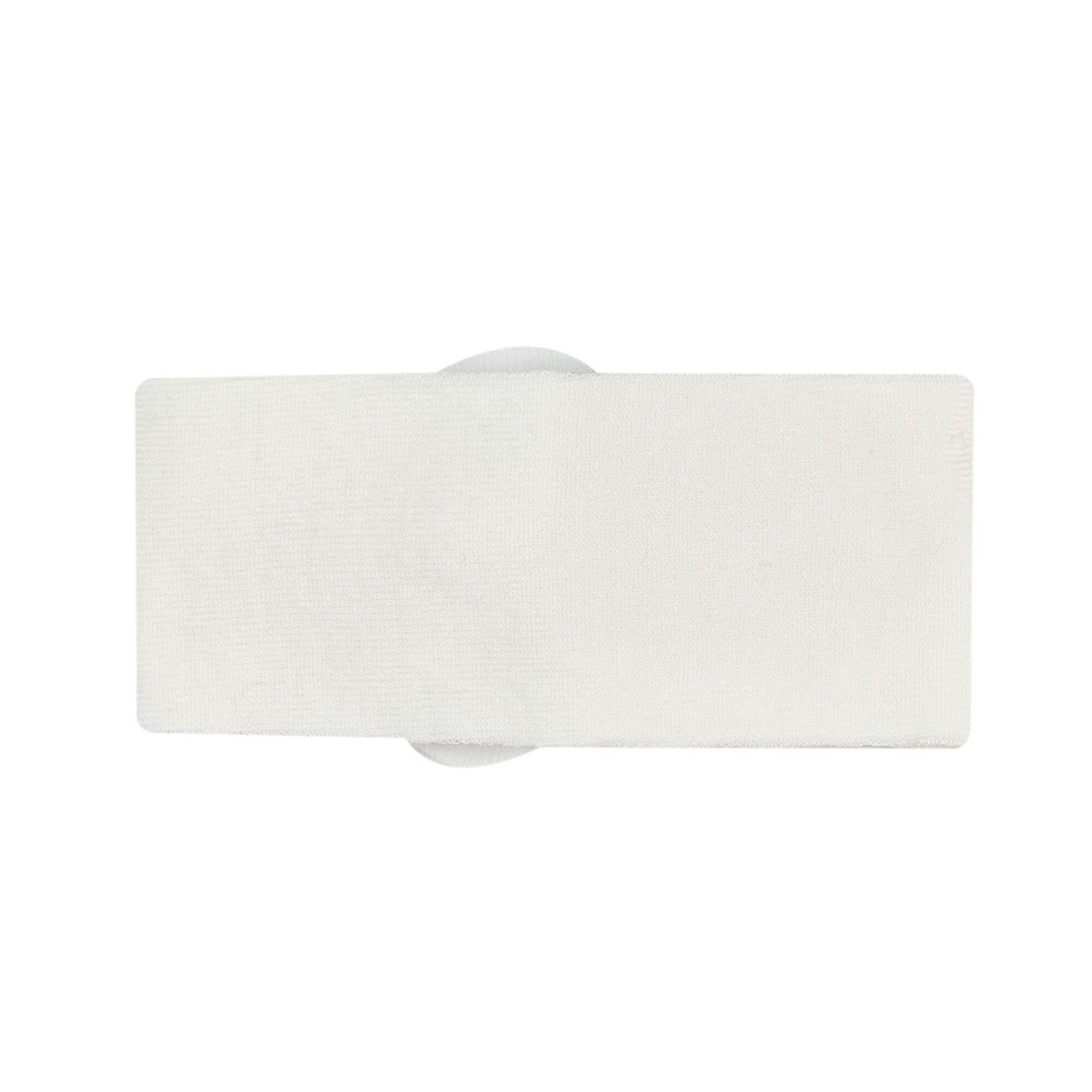 FASCIA CAPELLI BIANCO LATTE CON FIORE NEONATA - annameglio.com abbigliamento moda