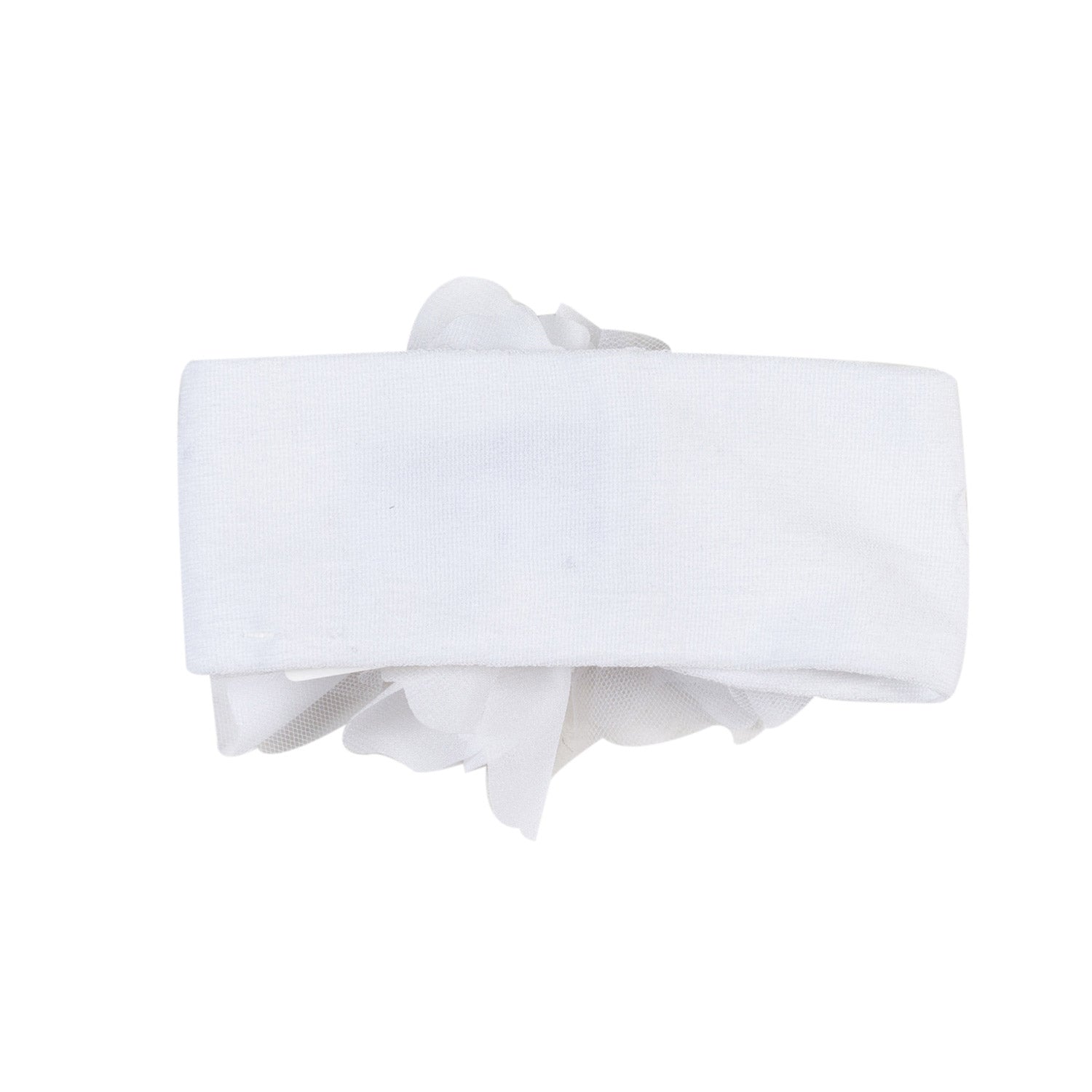 FASCIA CAPELLI BIANCA CON FIORI BAMBINA - annameglio.com abbigliamento moda