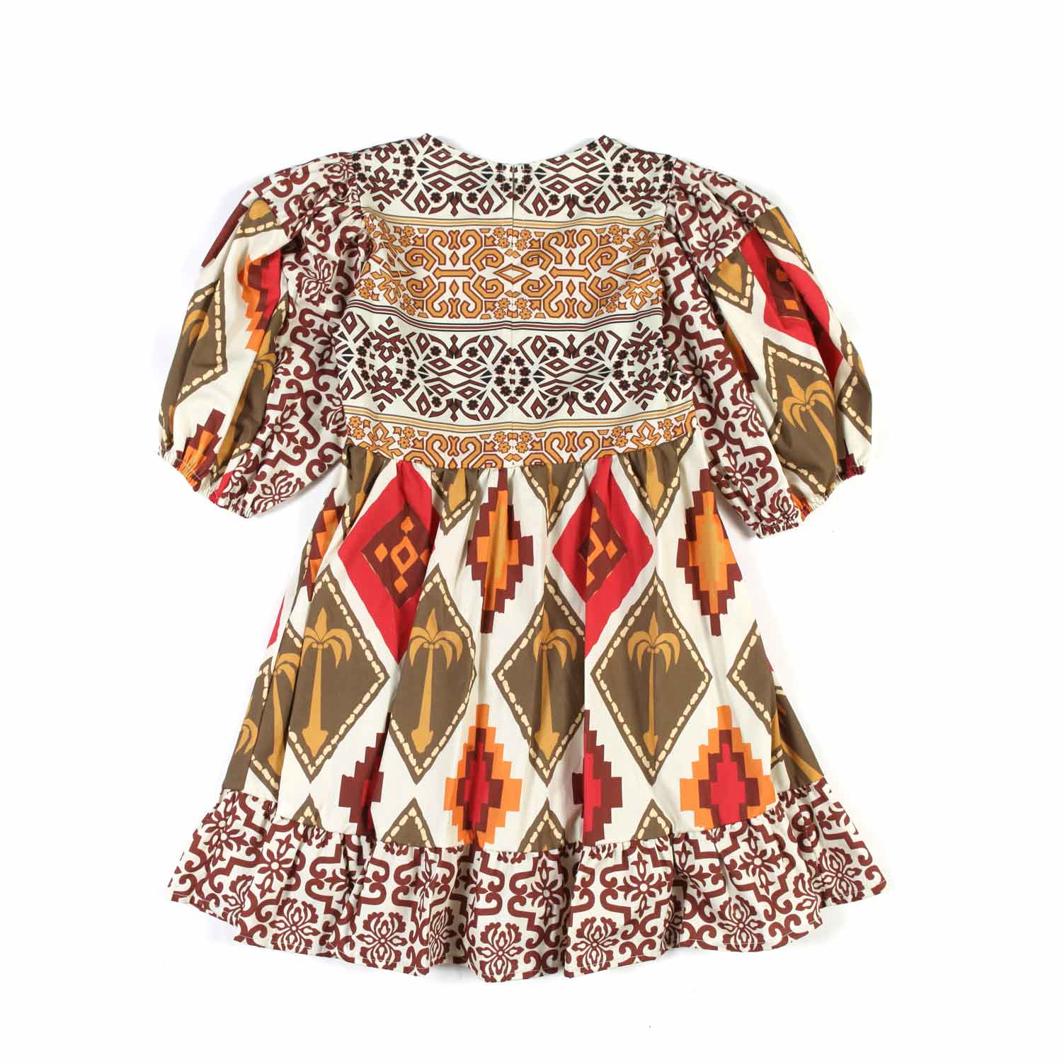 ABITO ETNICO MULTICOLOR BAMBINA E TEENAGER - annameglio.com abbigliamento moda