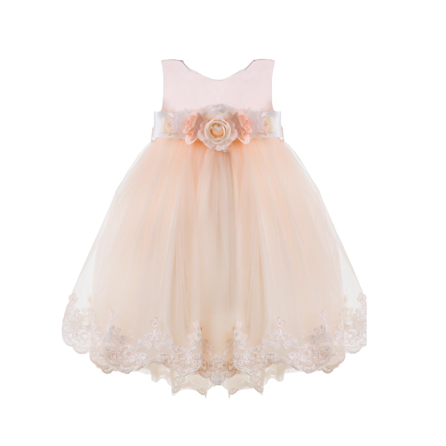 ABITO TULLE ROSA PESCA BAMBINA E NEONATA - annameglio.com abbigliamento moda