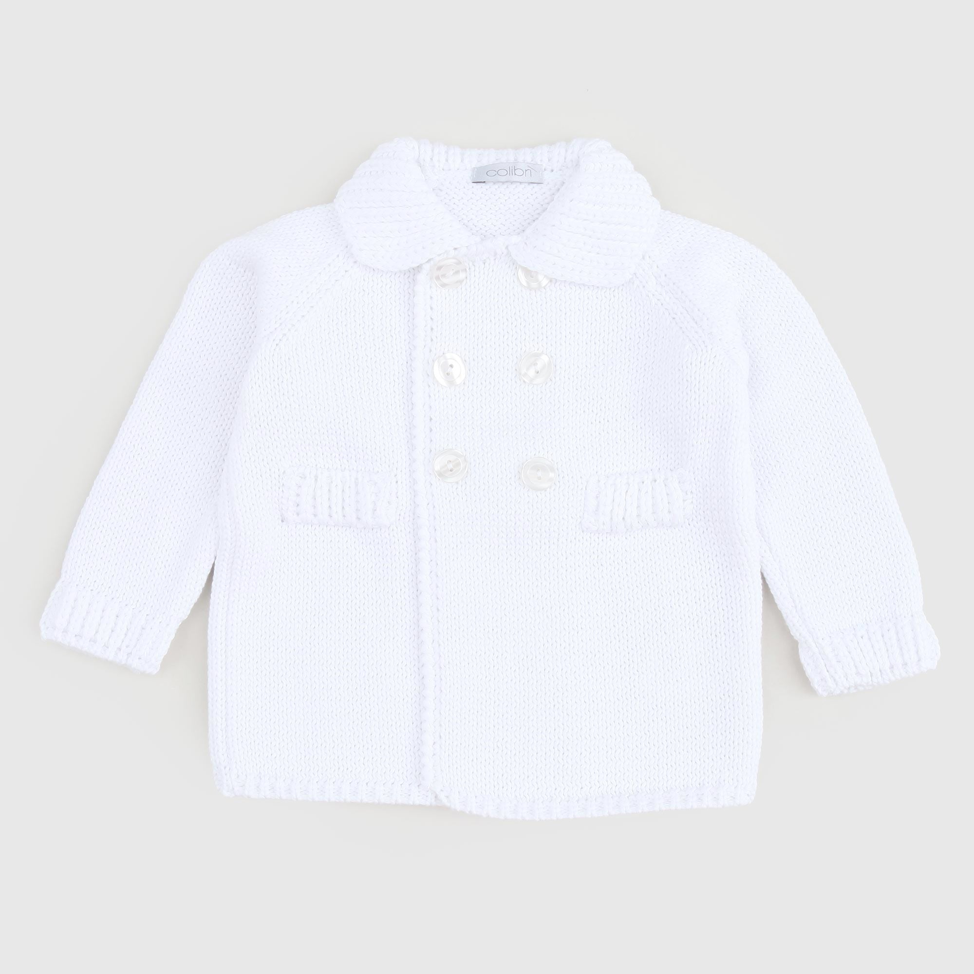 GIACCA COTONE BIANCO NEONATO - annameglio.com abbigliamento moda