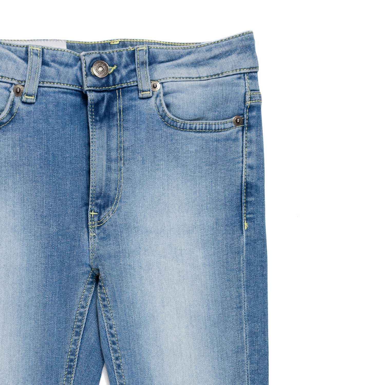 JEANS BLU MEDIO A ZAMPA BAMBINA E TEENAGER - annameglio.com abbigliamento moda
