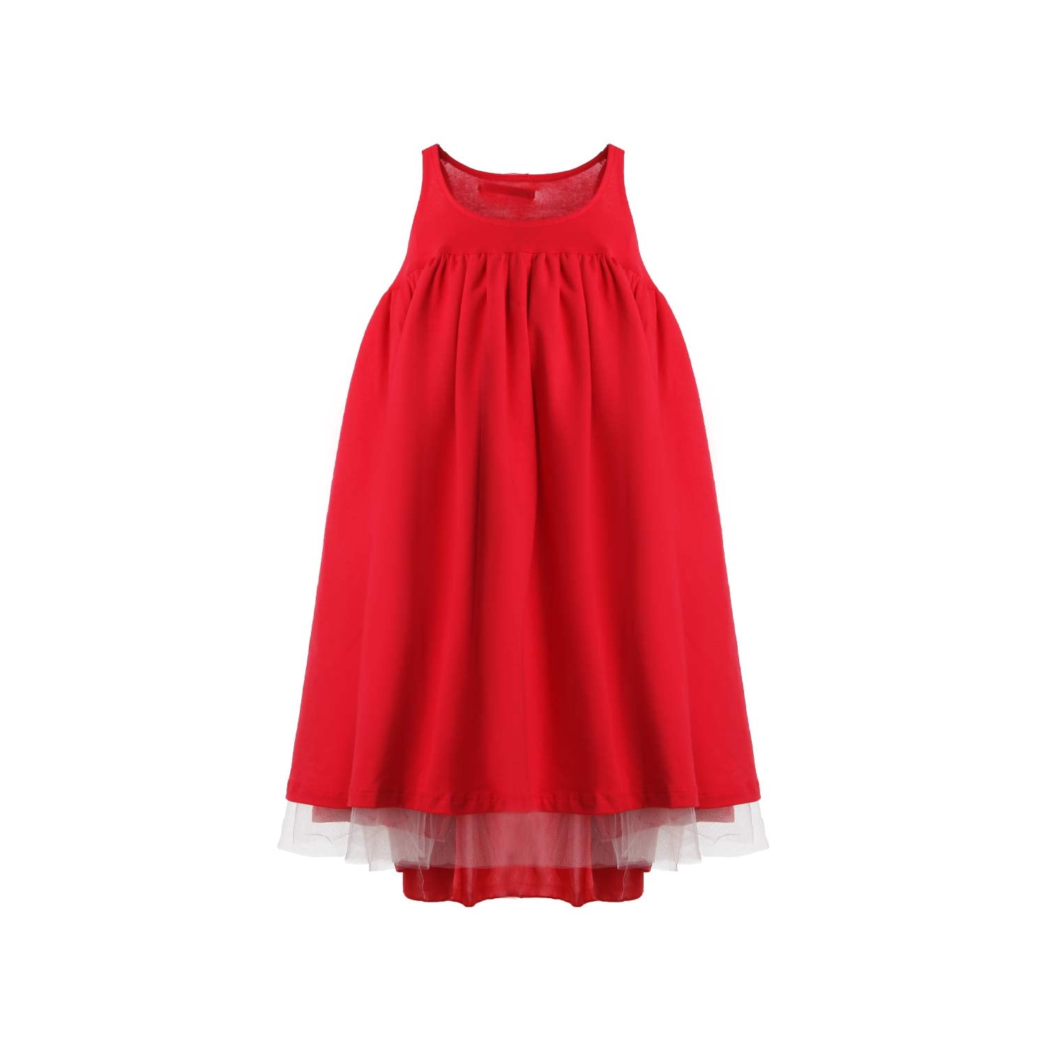 ABITO PETRA ROSSO FRAGOLA BAMBINA - annameglio.com abbigliamento moda