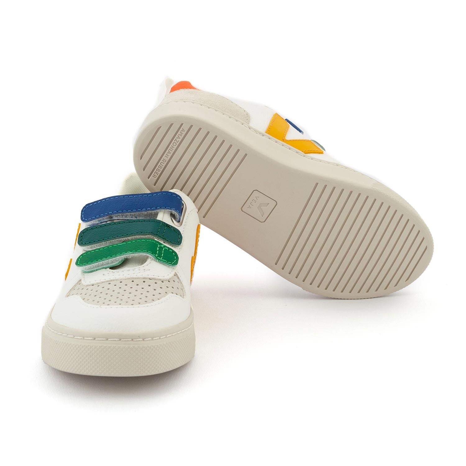 SNEAKER V10 TEAR-OFF BIANCA E MULTICOLOR BABY E JR - annameglio.com abbigliamento moda