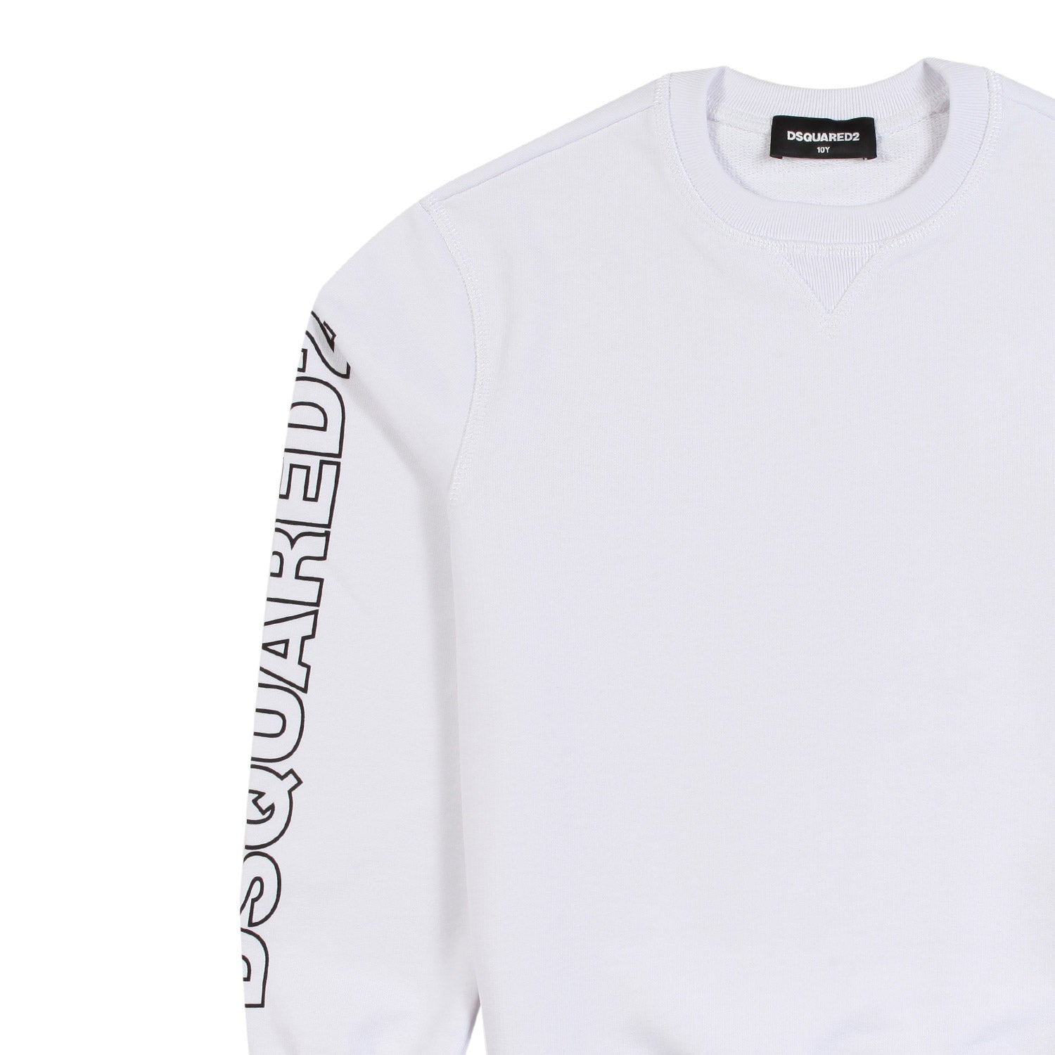 Felpa unisex Dsquared2 bianca Bambino e Teenager - annameglio.com abbigliamento moda