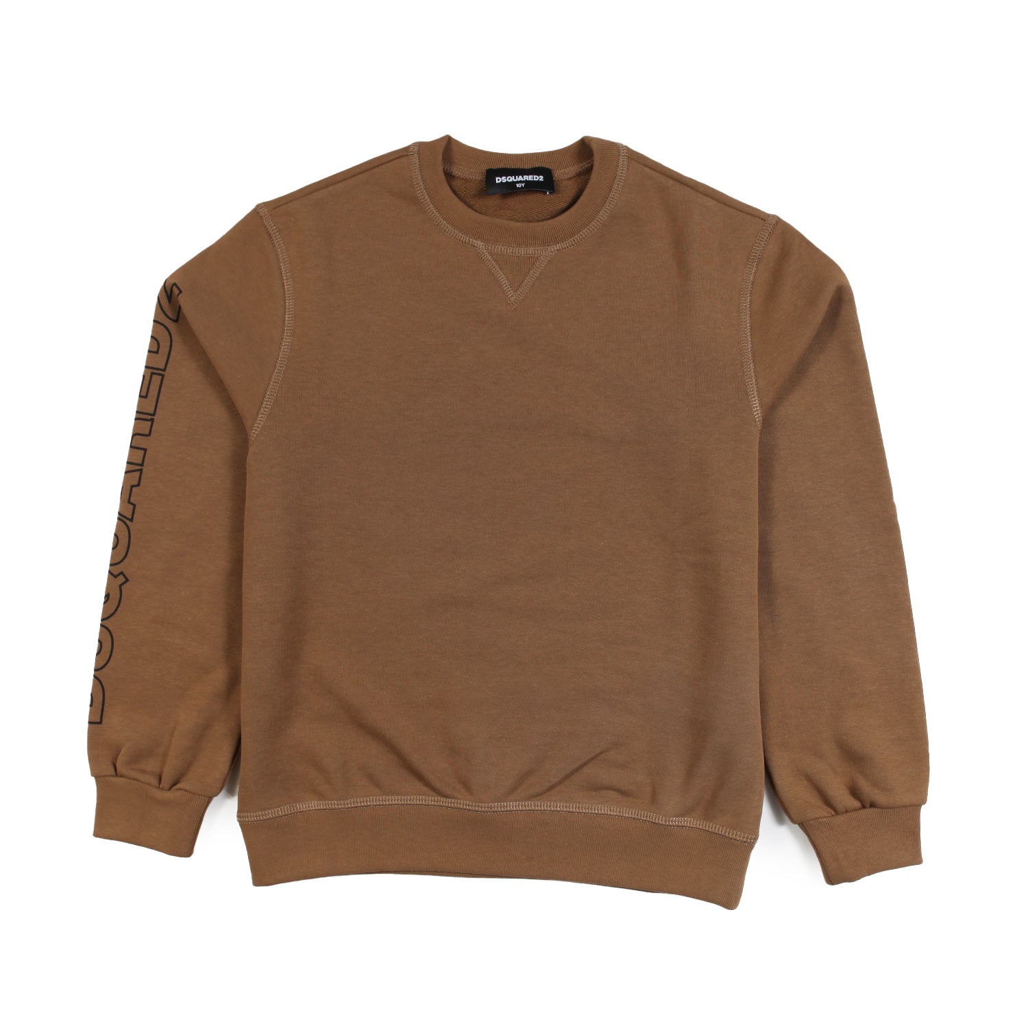 Felpa unisex Dsquared2 marrone Bambino e Teenager - annameglio.com abbigliamento moda