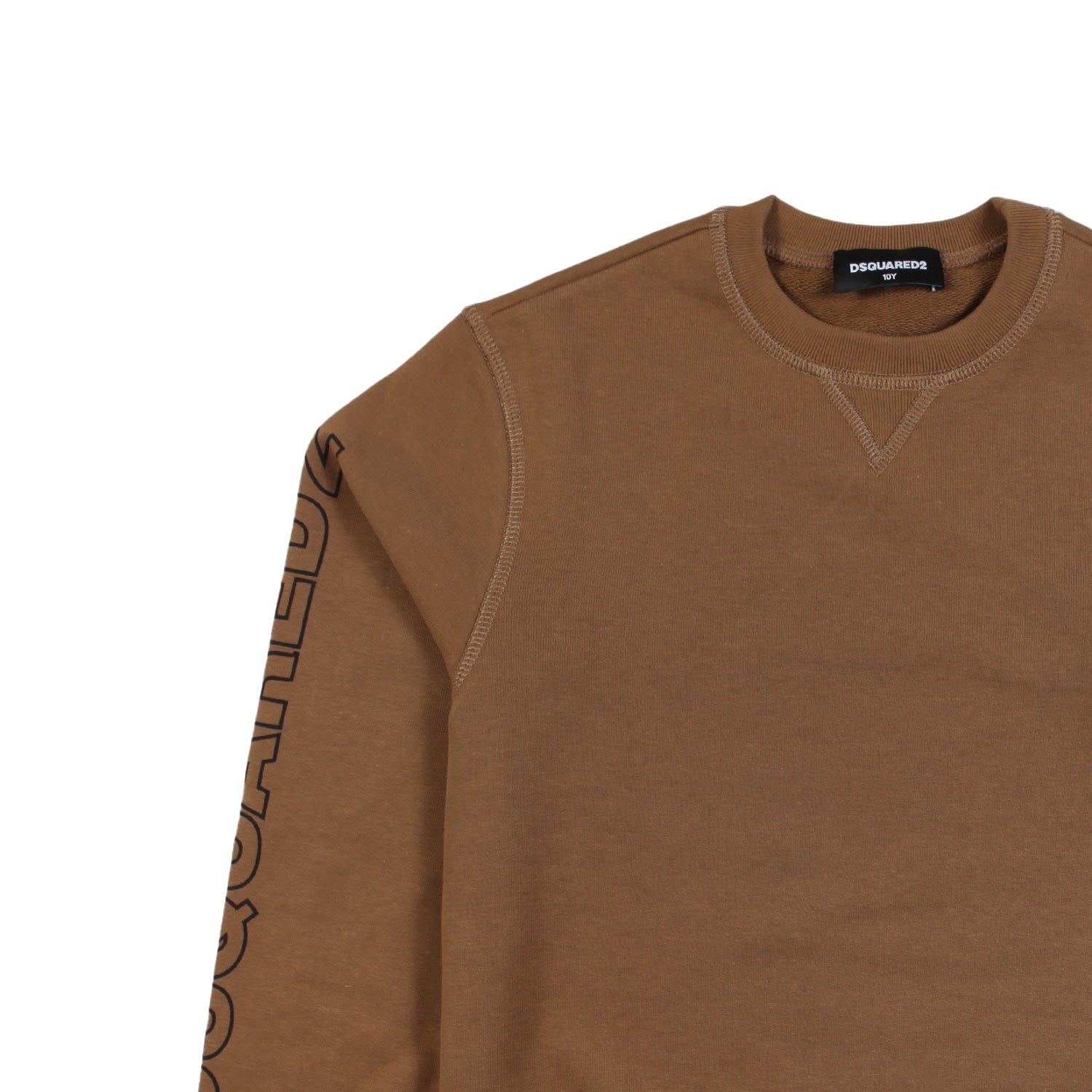 Felpa unisex Dsquared2 marrone Bambino e Teenager - annameglio.com abbigliamento moda