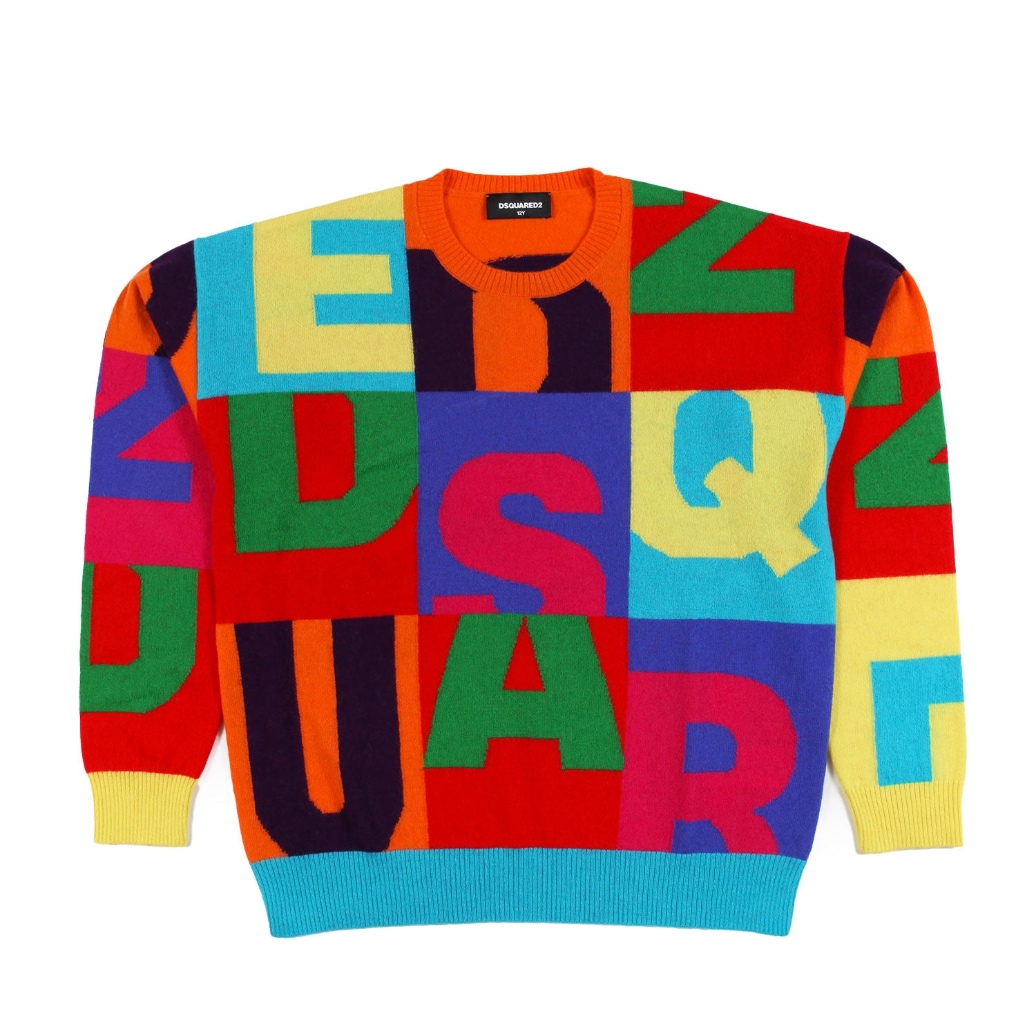 Maglione unisex D2 multicolor jacquard - annameglio.com abbigliamento moda