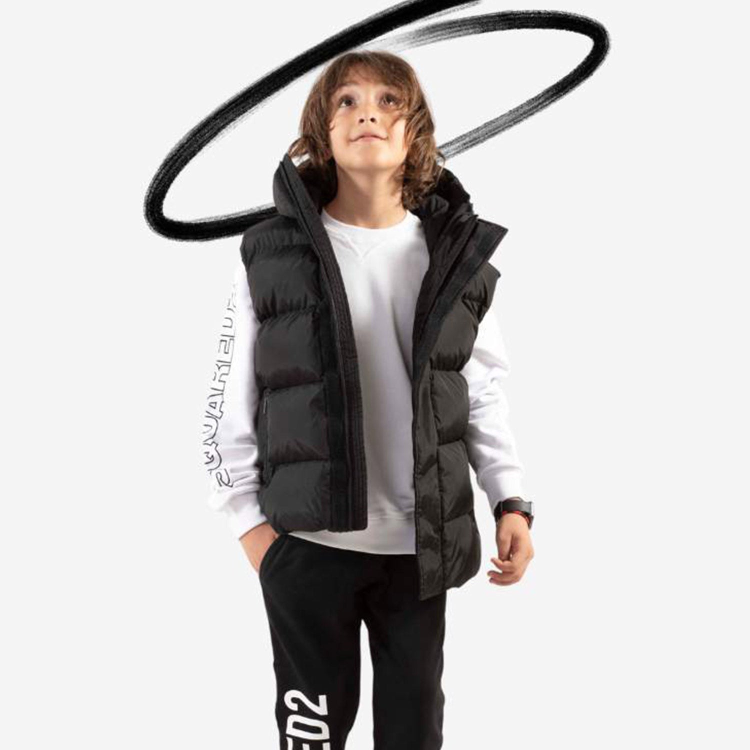 Giubbotto gilet unisex D2 nero - annameglio.com abbigliamento moda