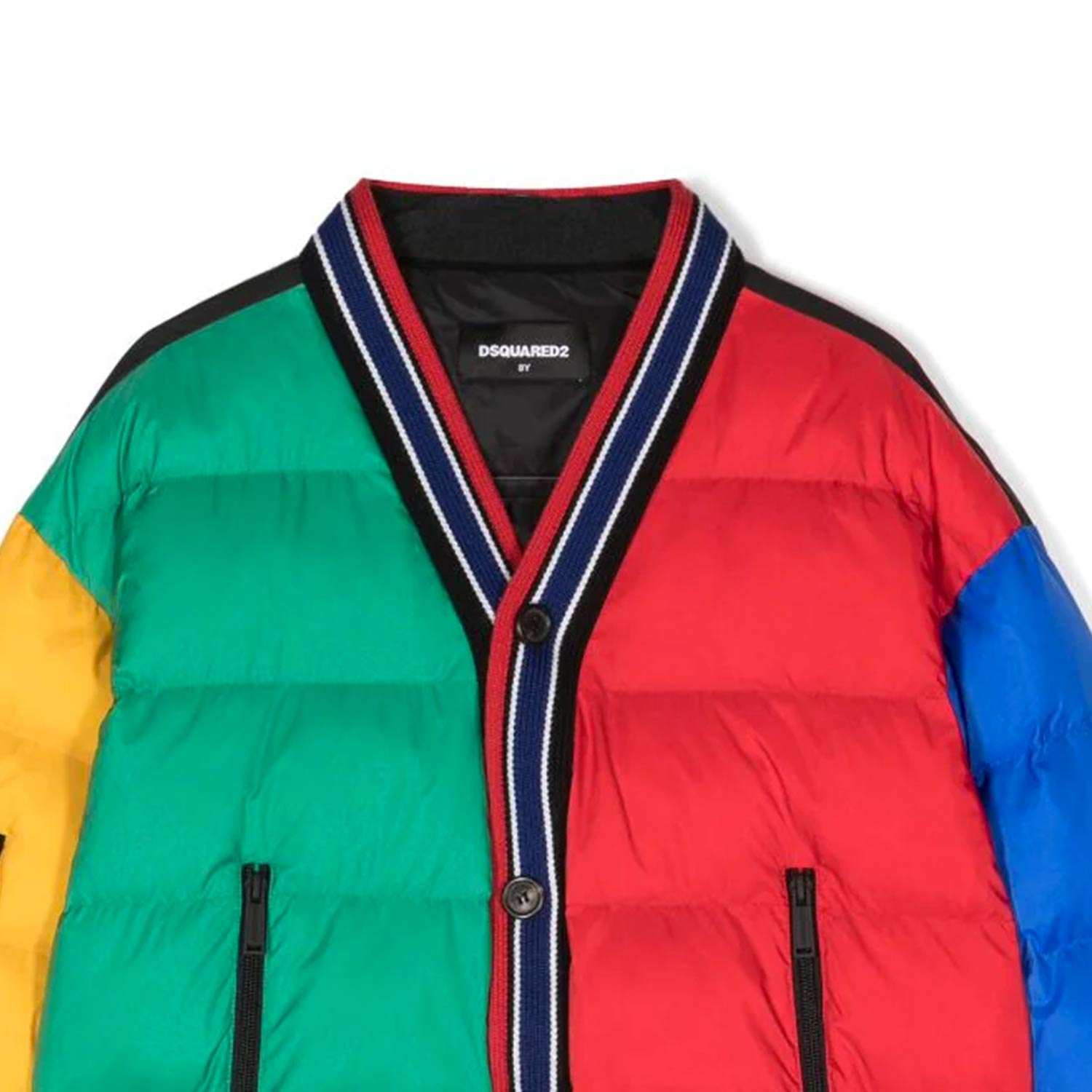 Bomber Dsquared2 multicolore con logo - annameglio.com abbigliamento moda