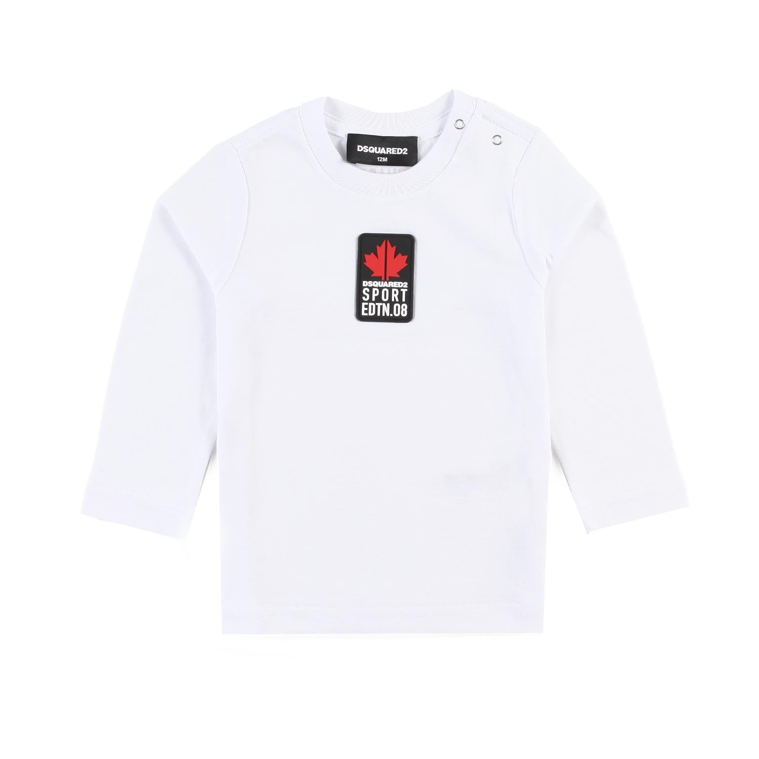 T-shirt lunga Dsq2 Edtn 08 bianca bimbo e bimba - annameglio.com abbigliamento moda