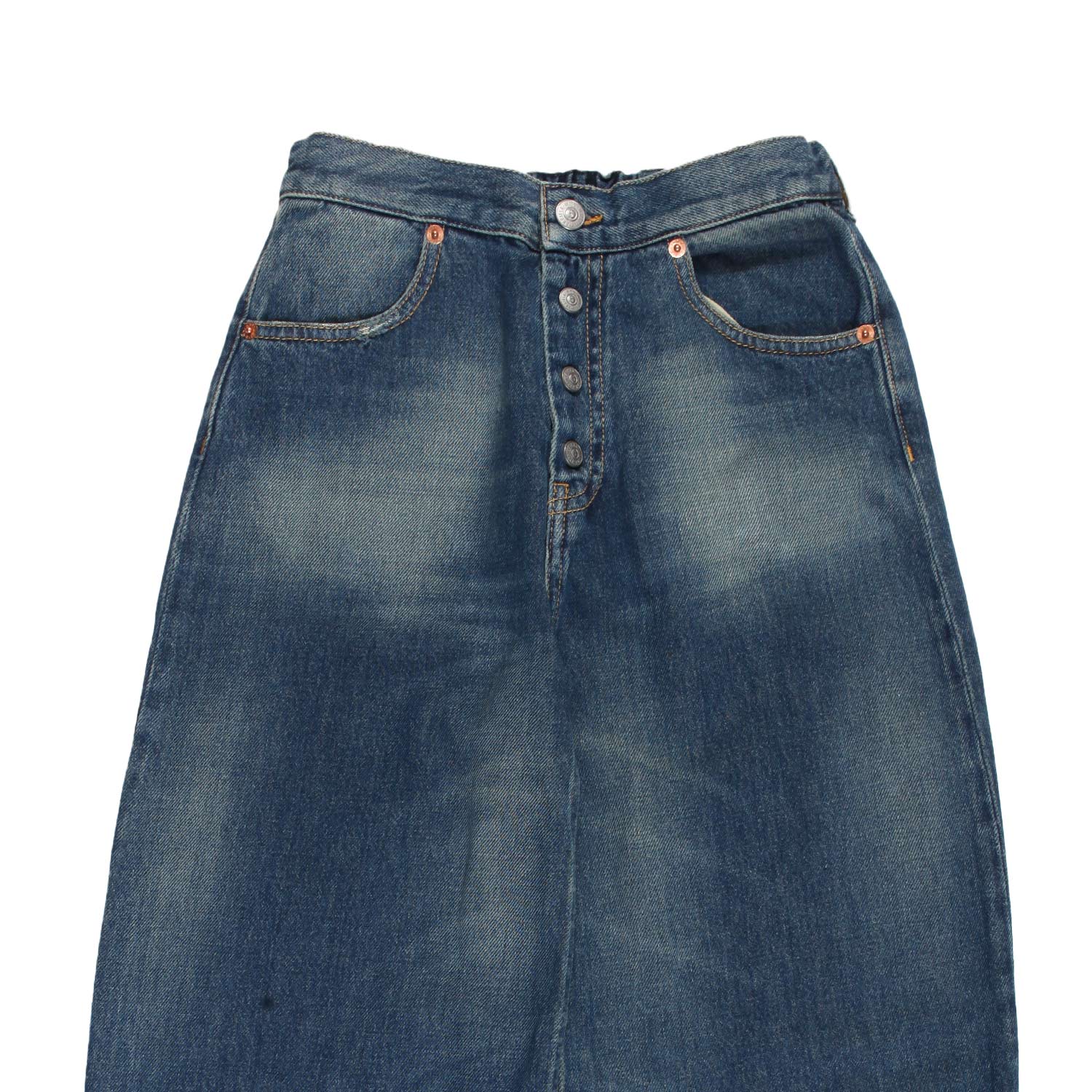 Jeans wide leg MM6 blu medio Bambina e Ragazza - annameglio.com abbigliamento moda