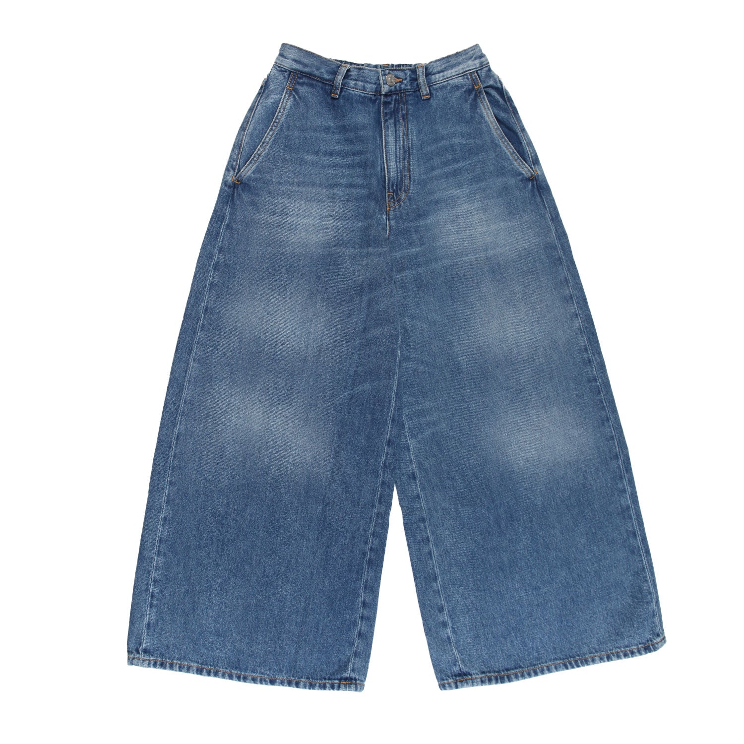 Jeans wide leg MM6 blu chiaro Bambina e Ragazza - annameglio.com abbigliamento moda