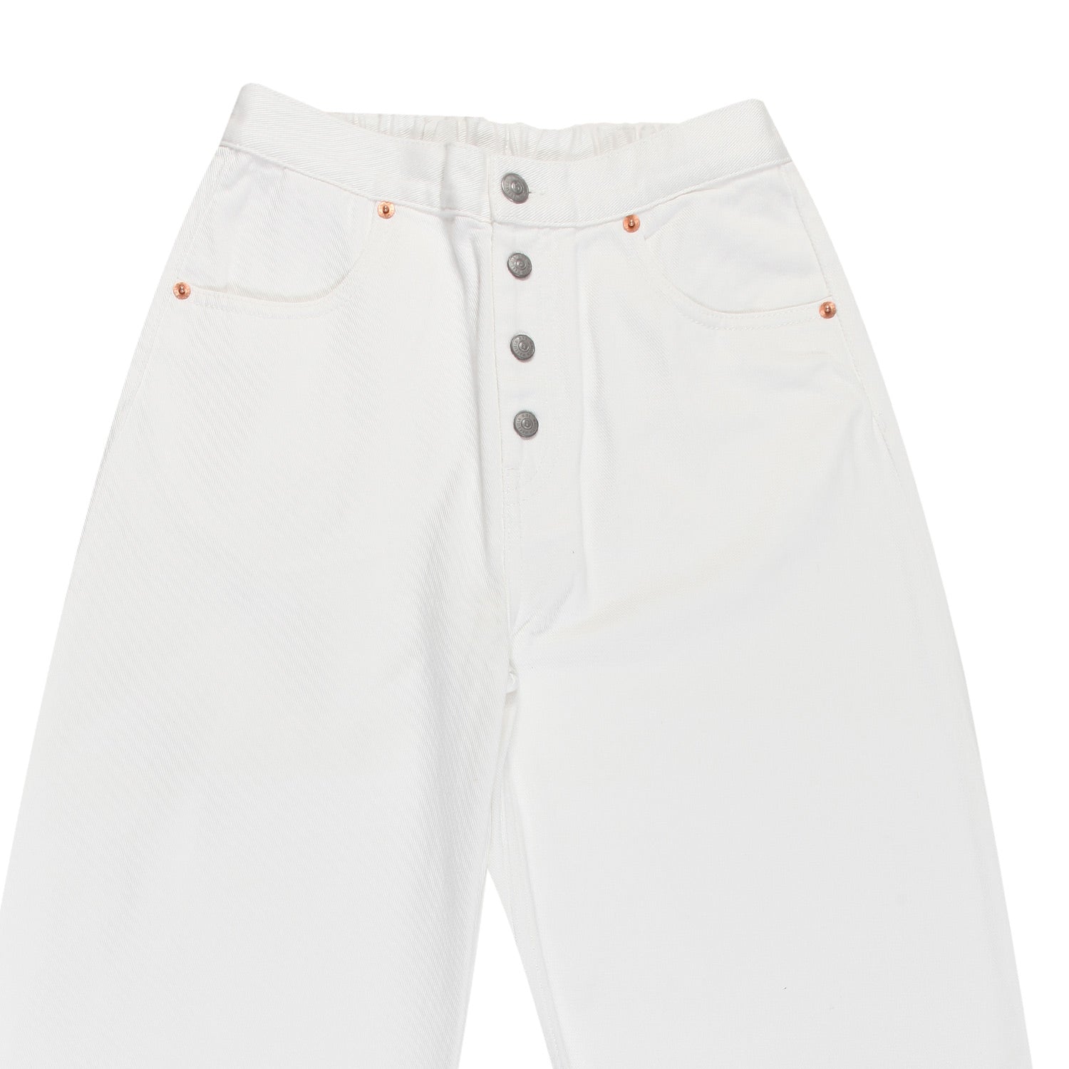 Jeans wide leg MM6 bianco Bambina e Ragazza - annameglio.com abbigliamento moda