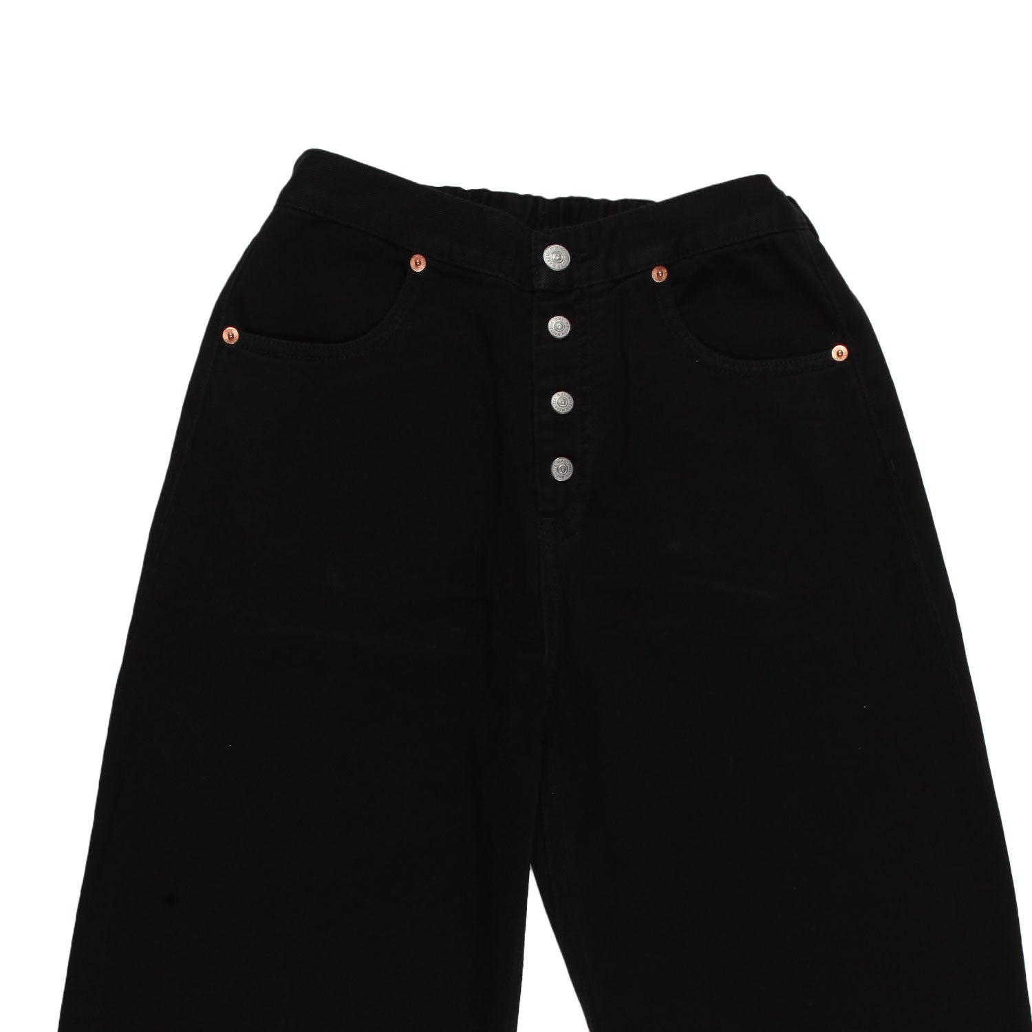 Pantalone wide leg MM6 nero Bambina e Ragazza - annameglio.com abbigliamento moda