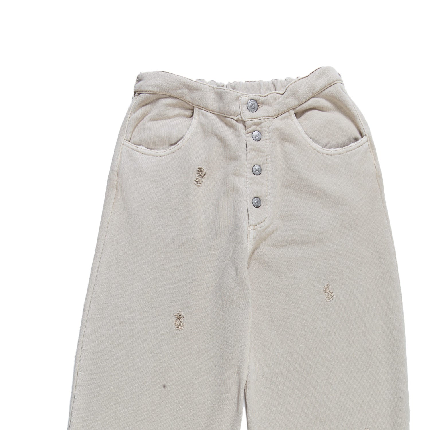 Pantalone felpa largo MM6 beige Bambina e Ragazza - annameglio.com abbigliamento moda