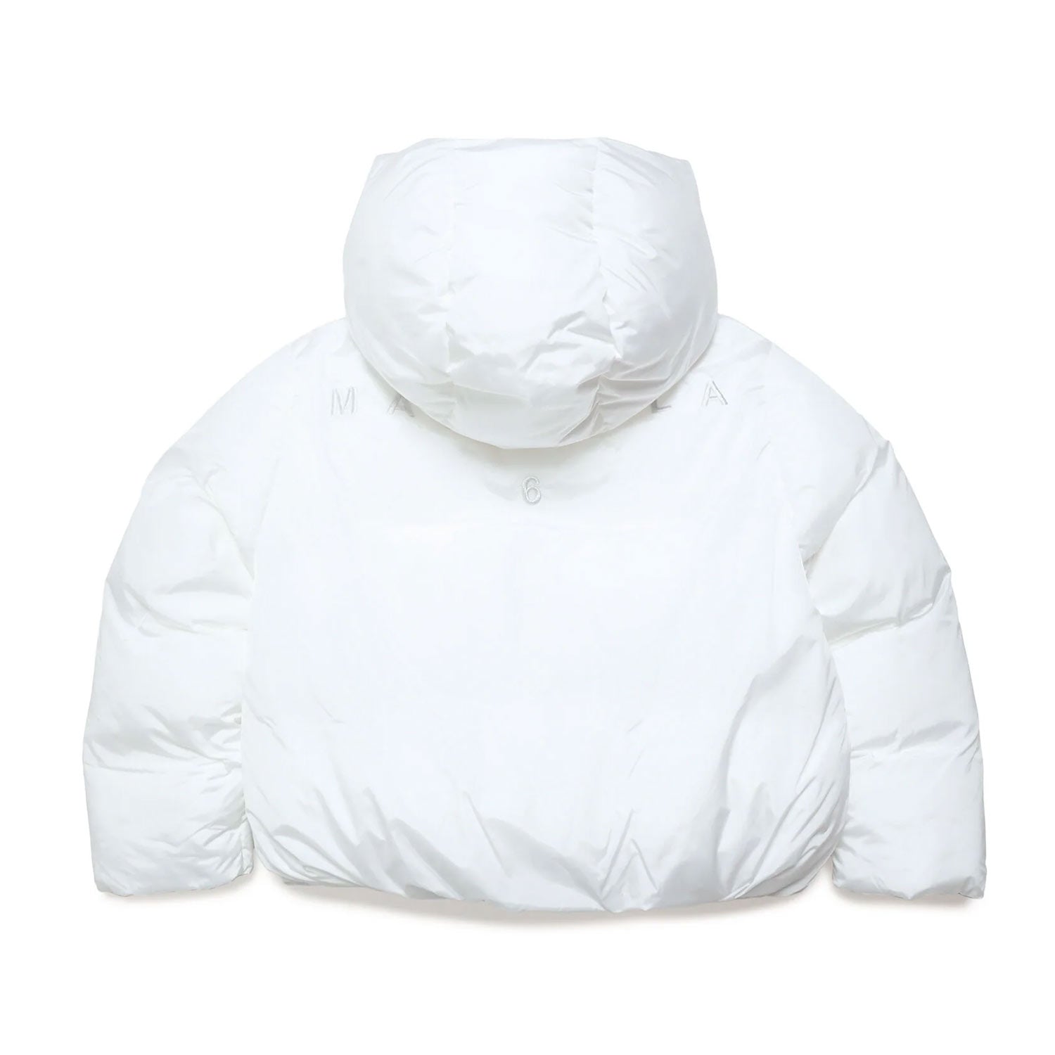 Giubbotto unisex MM6 bianco con cappuccio - annameglio.com abbigliamento moda