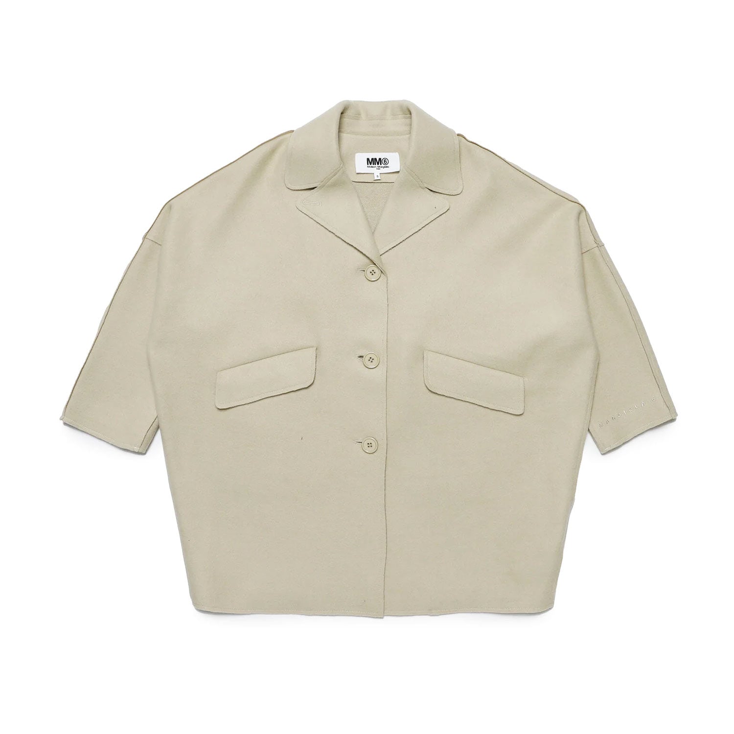 Cappotto MM6 beige bambina e ragazza - annameglio.com abbigliamento moda