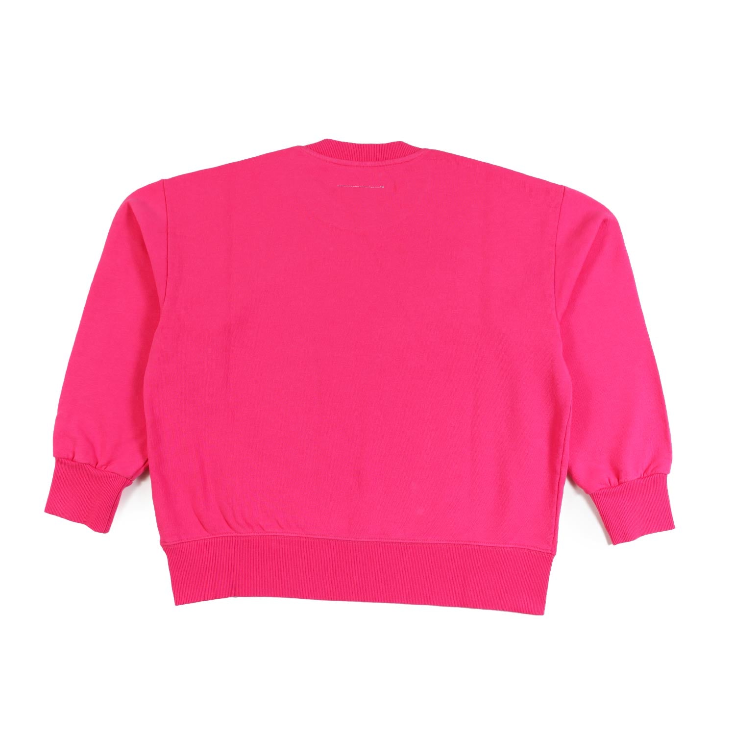 Felpa MM6 fucsia con logo nero Bambina e Ragazza - annameglio.com abbigliamento moda
