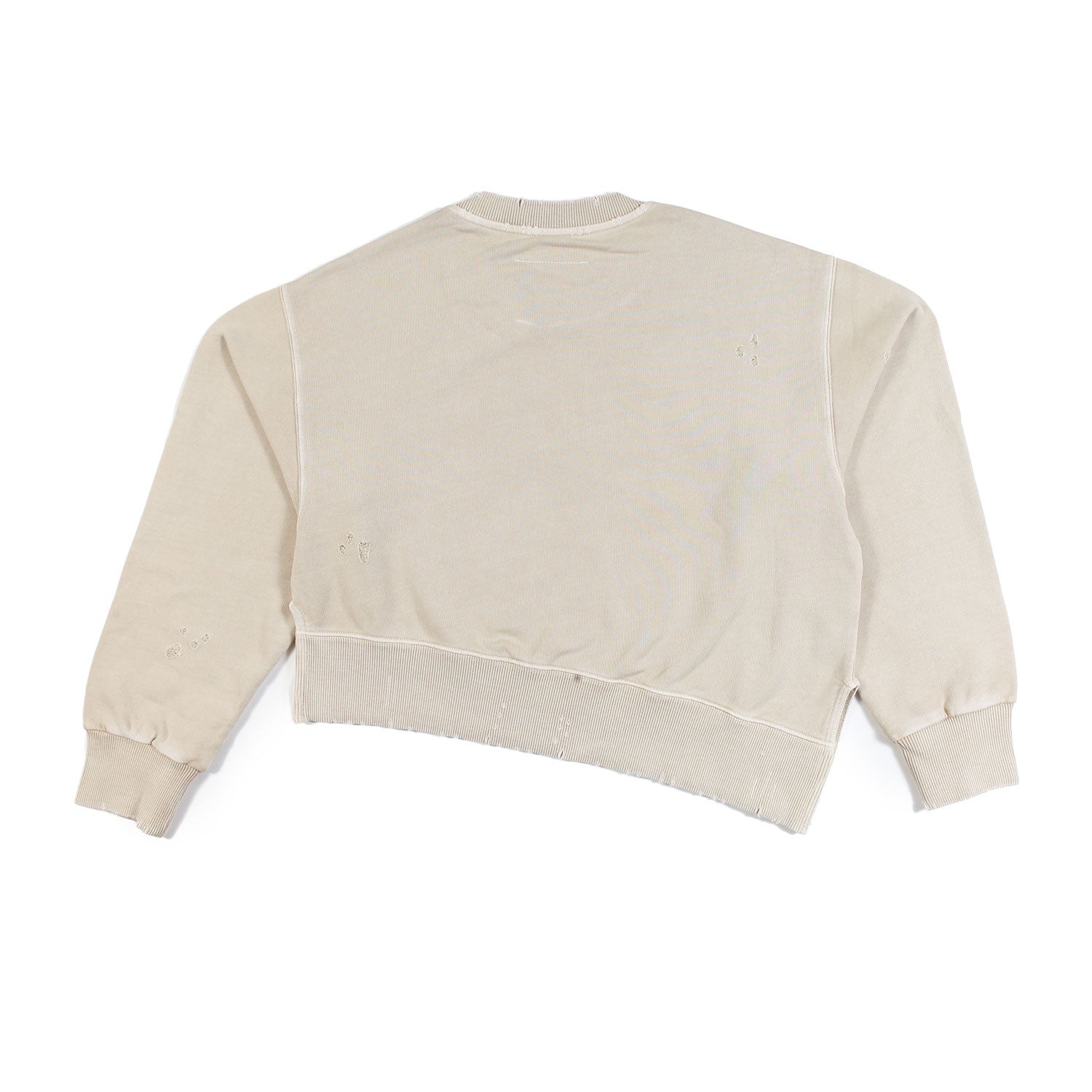 Felpa cropped MM6 beige Bambina e Ragazza - annameglio.com abbigliamento moda