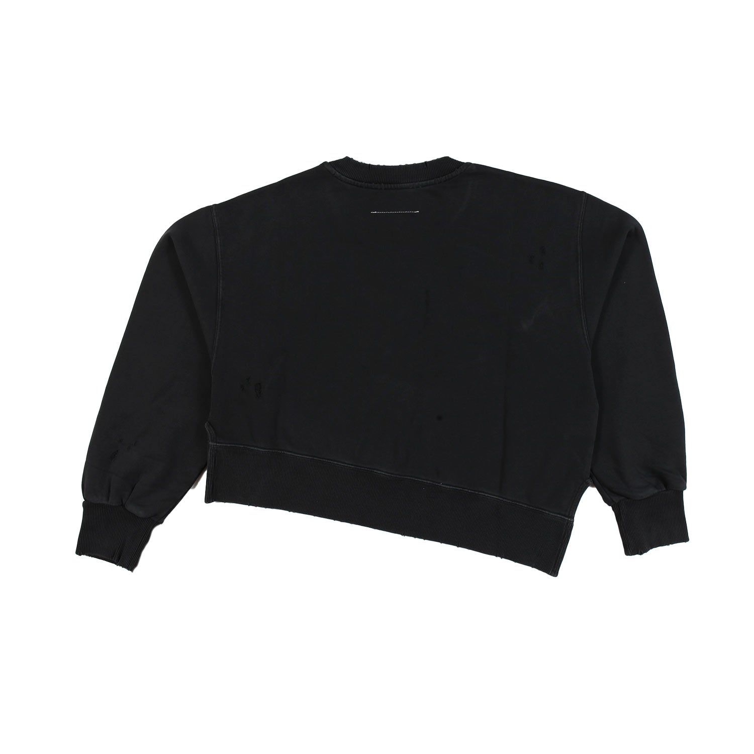 Felpa cropped MM6 antracite Bambina e Ragazza - annameglio.com abbigliamento moda