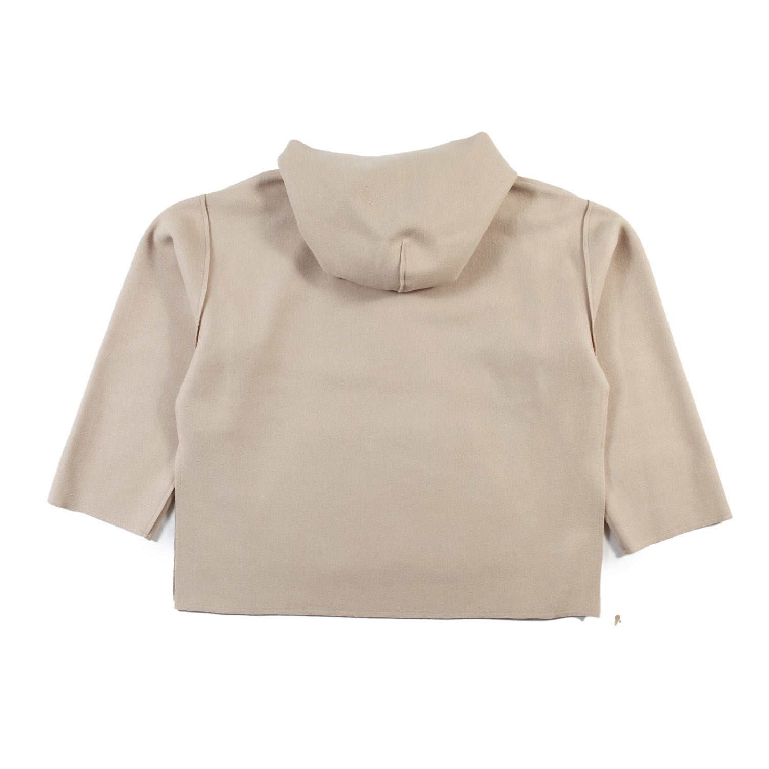 Maxi felpa hoodie MM6 beige bambina e ragazza - annameglio.com abbigliamento moda